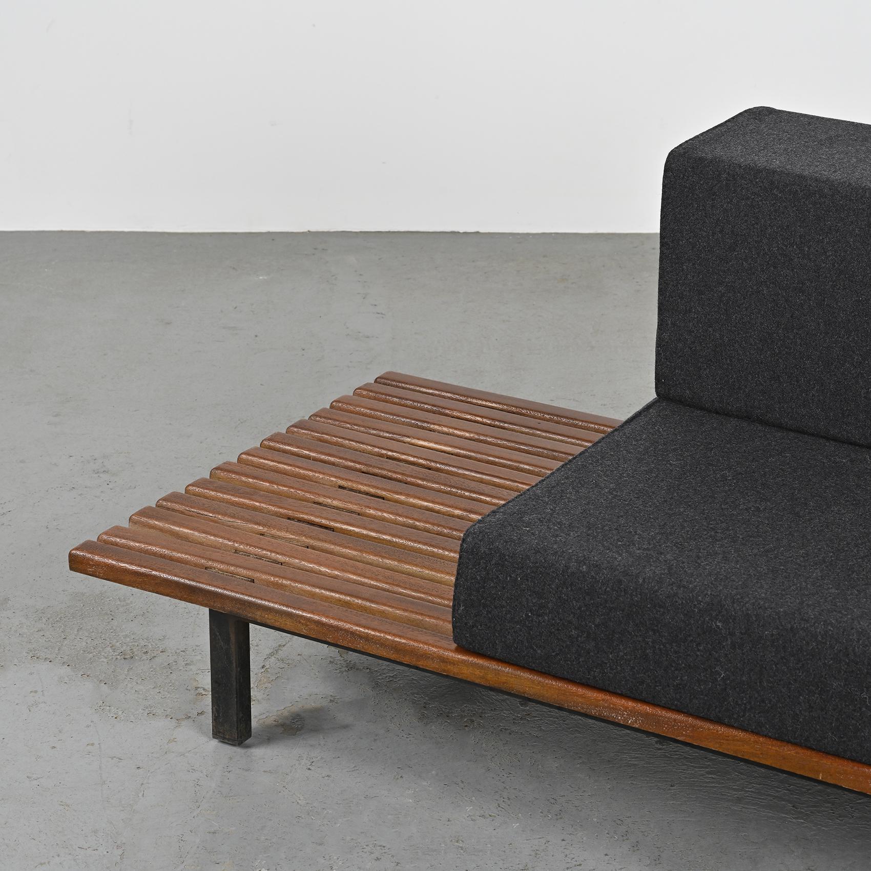 Mid-Century Modern Charlotte Perriand Cansado Bench, Steph Simon, ca. 1962