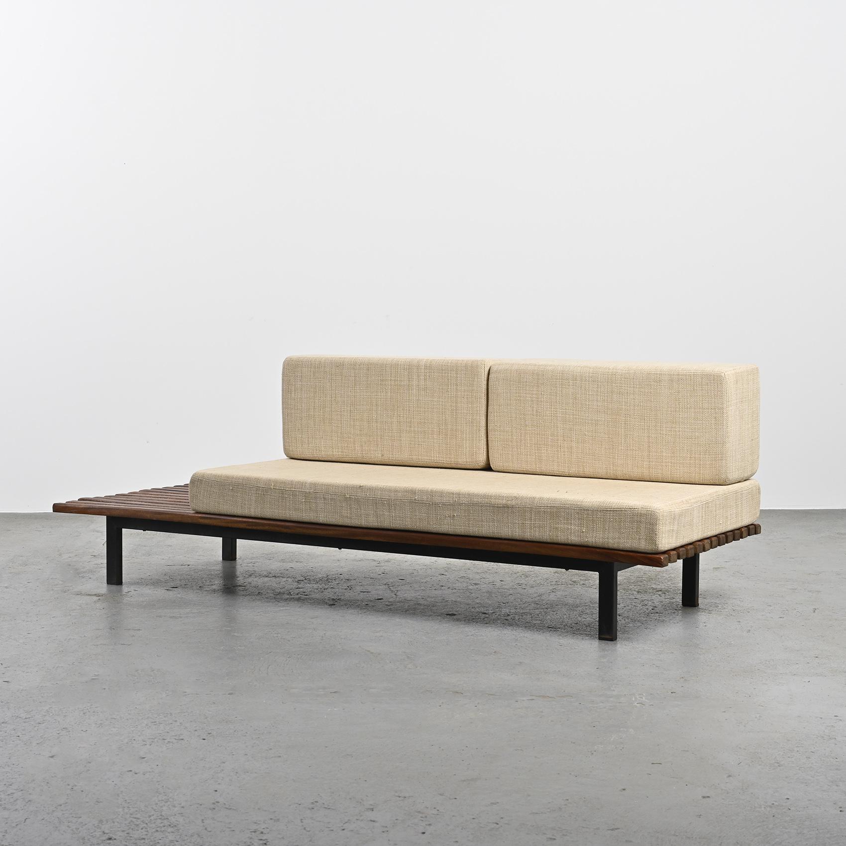 Mid-Century Modern Banc Charlotte Perriand Cansado, Steph Simon, vers 1962 en vente