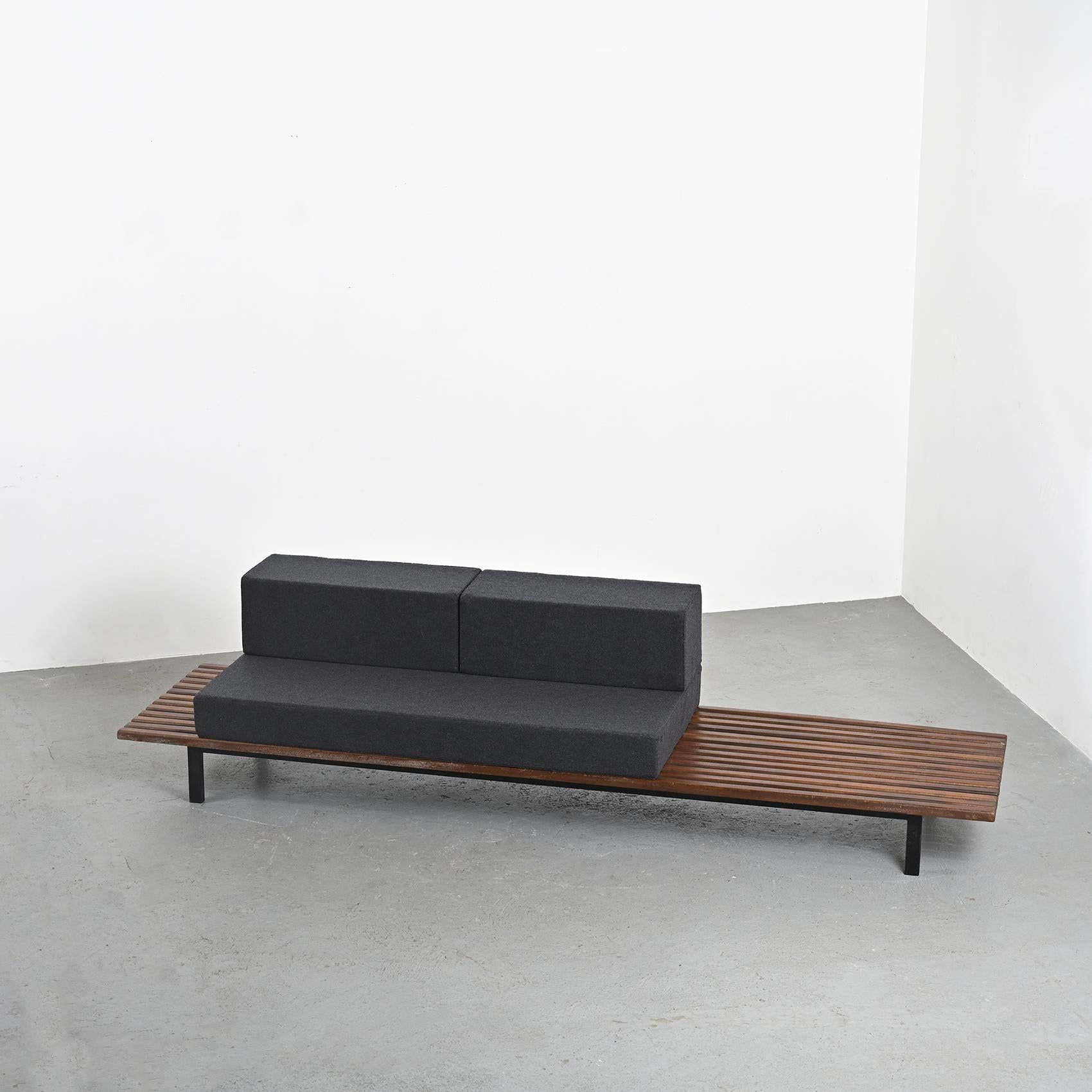 Mid-Century Modern Charlotte Perriand Cansado Bench,  Steph Simon France circa 1962