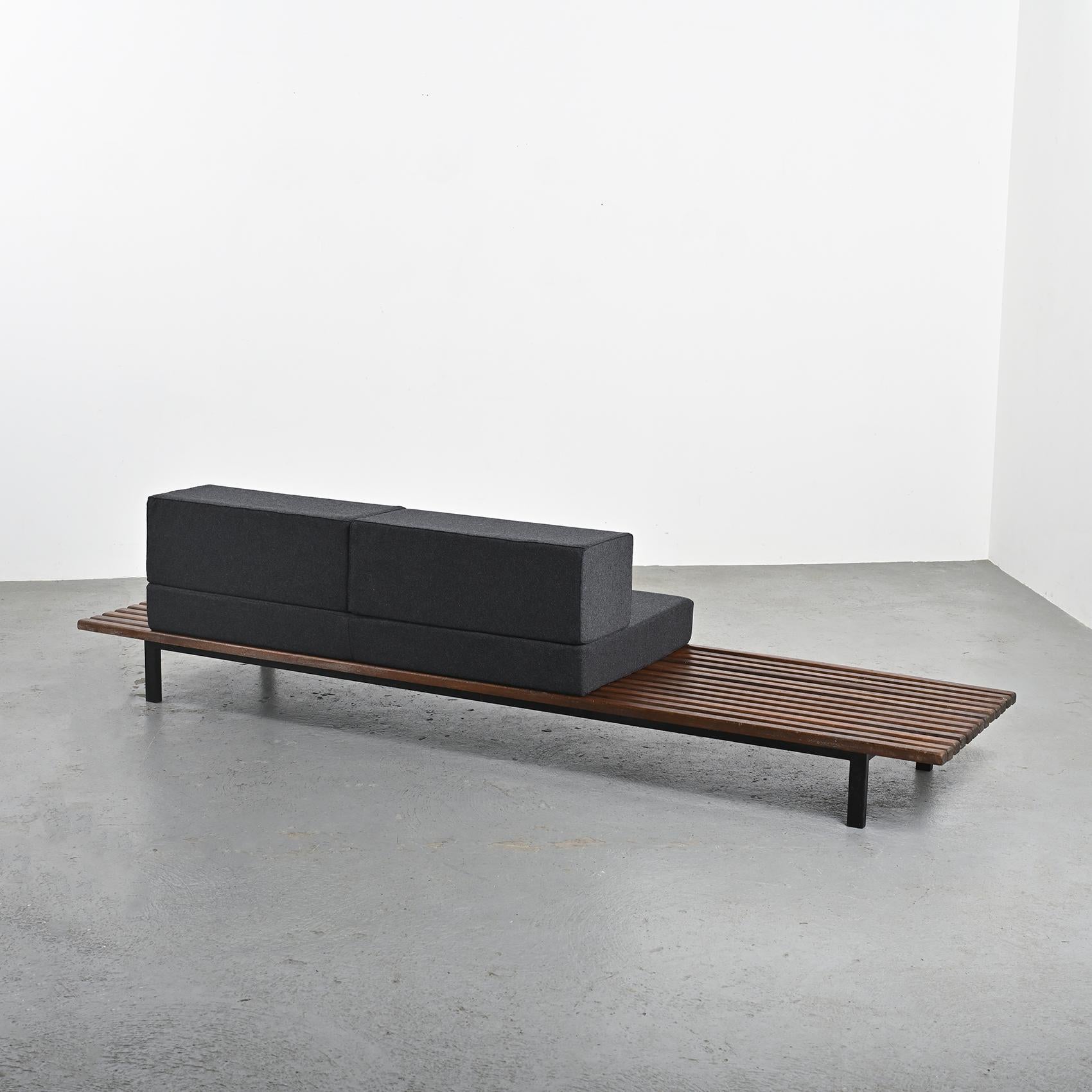 Mid-20th Century Charlotte Perriand Cansado Bench,  Steph Simon France circa 1962