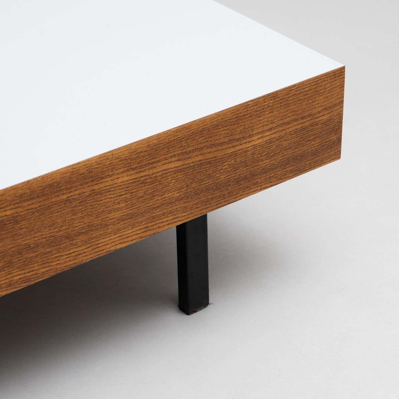 Charlotte Perriand Cansado Bench with a Drawer, circa 1958 For Sale 1