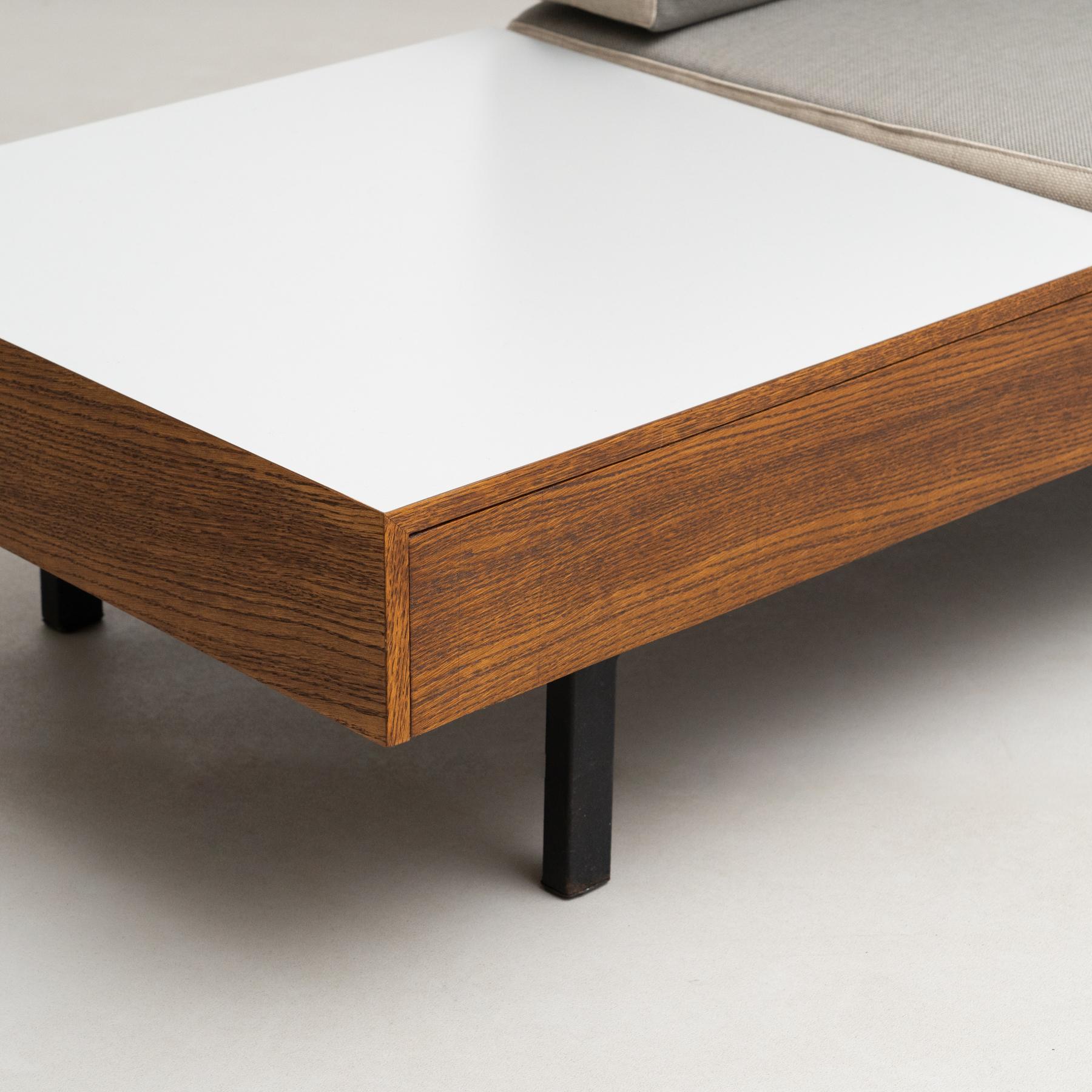 Charlotte Perriand Cansado Bench with a Drawer, circa 1958 4