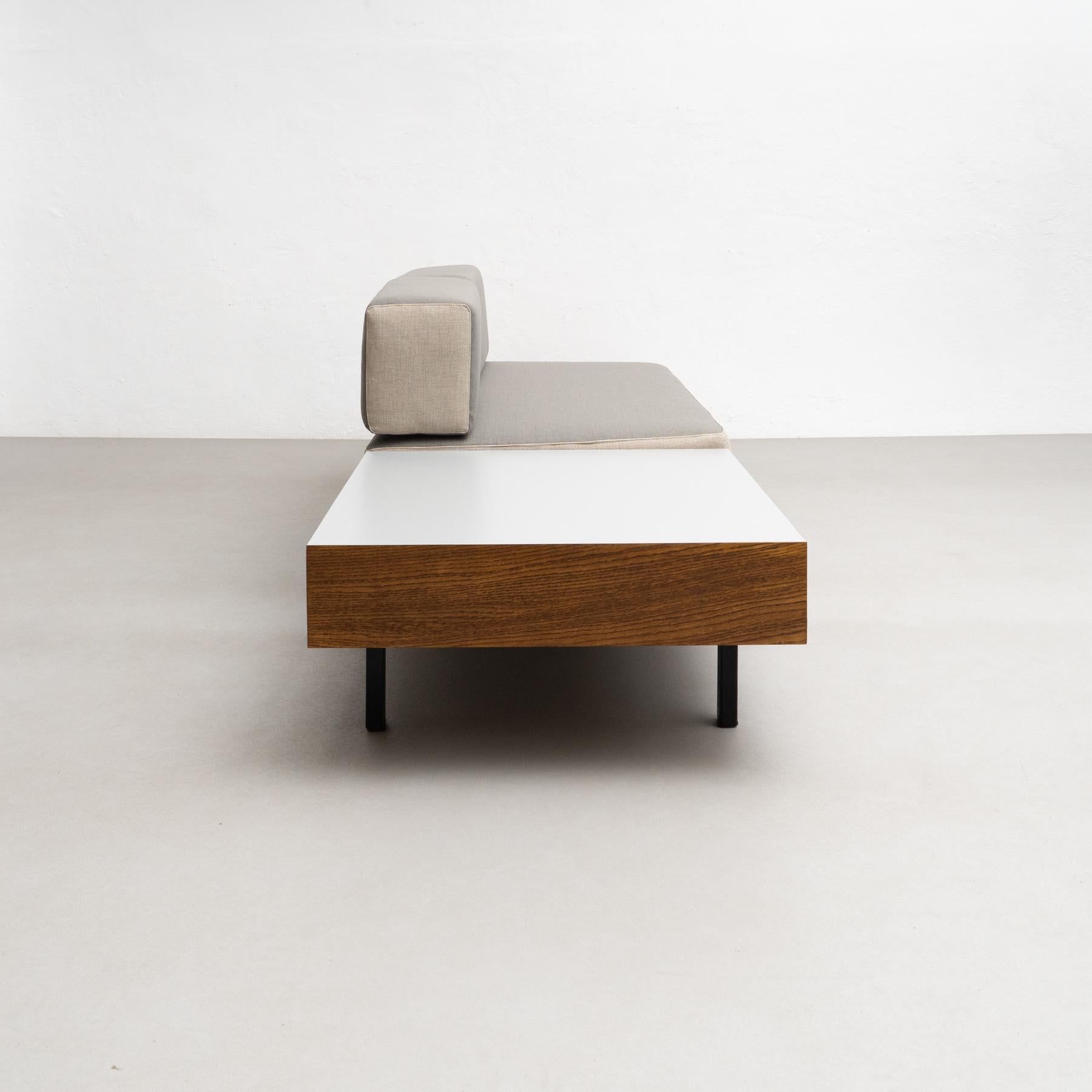 Charlotte Perriand Cansado Bench with a Drawer, circa 1958 10