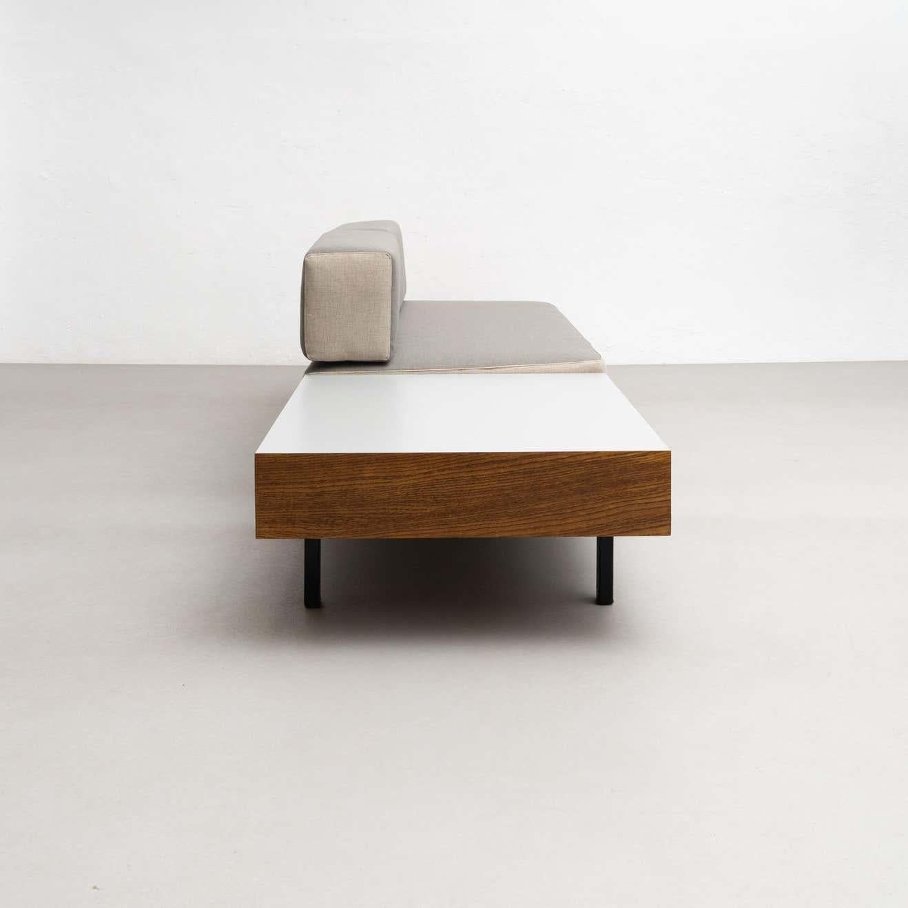 Charlotte Perriand Cansado Bench with a Drawer, circa 1958 For Sale 10