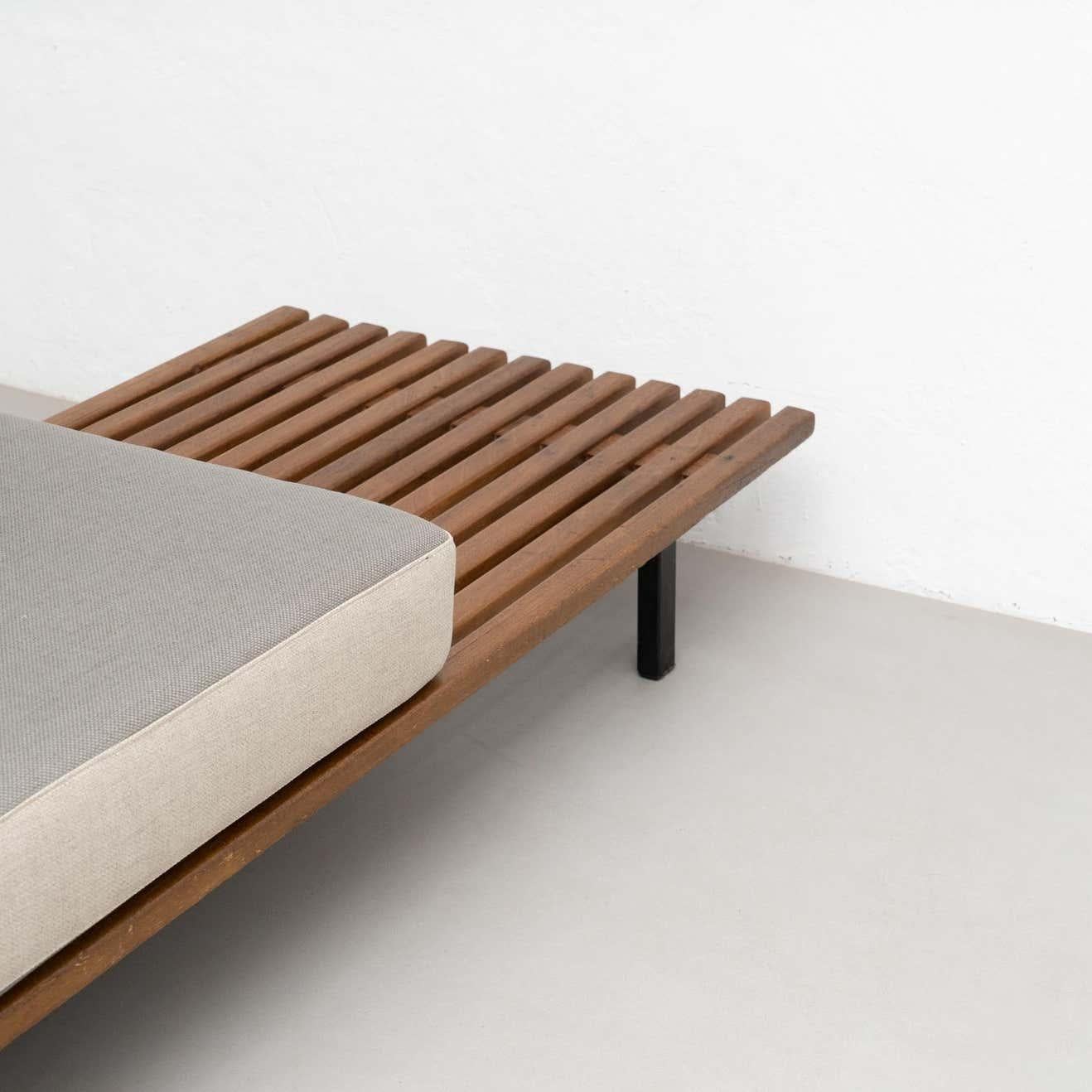 Charlotte Perriand Cansado Bench with a Drawer, circa 1958 For Sale 12