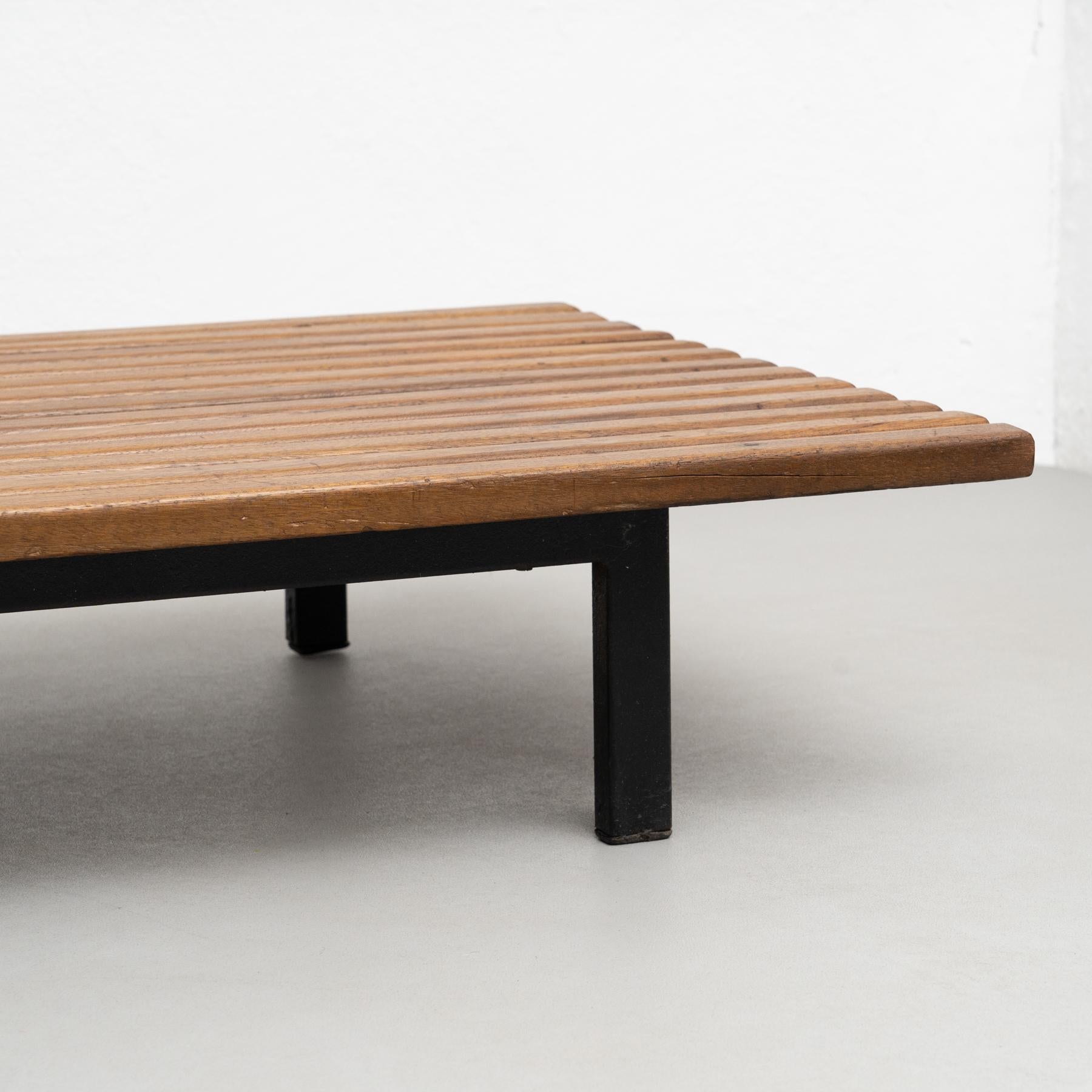 Charlotte Perriand Cansado Bench with a Drawer, circa 1958 13