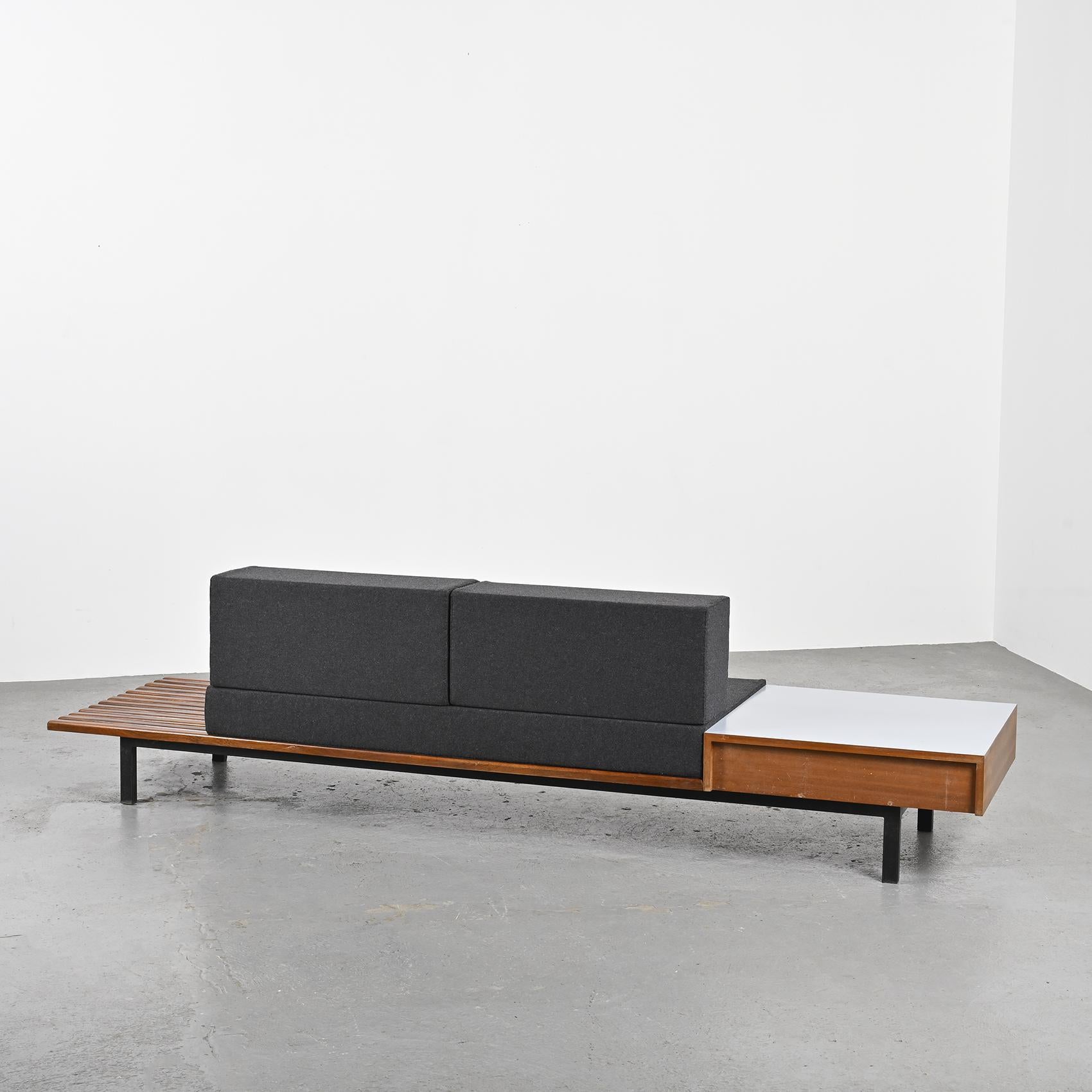 Charlotte Perriand Cansado Bench with Drawer Steph Simon 3