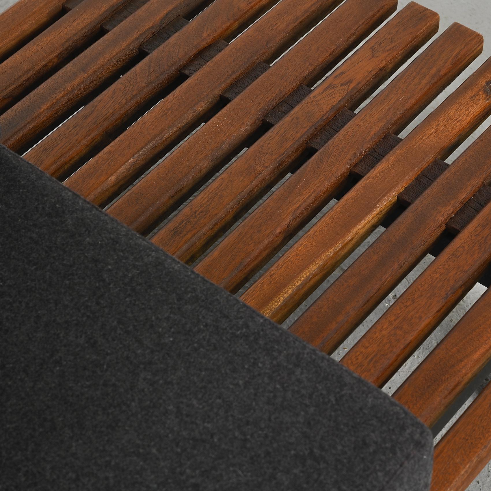 Mauritanian Charlotte Perriand Cansado Bench with Drawer Steph Simon