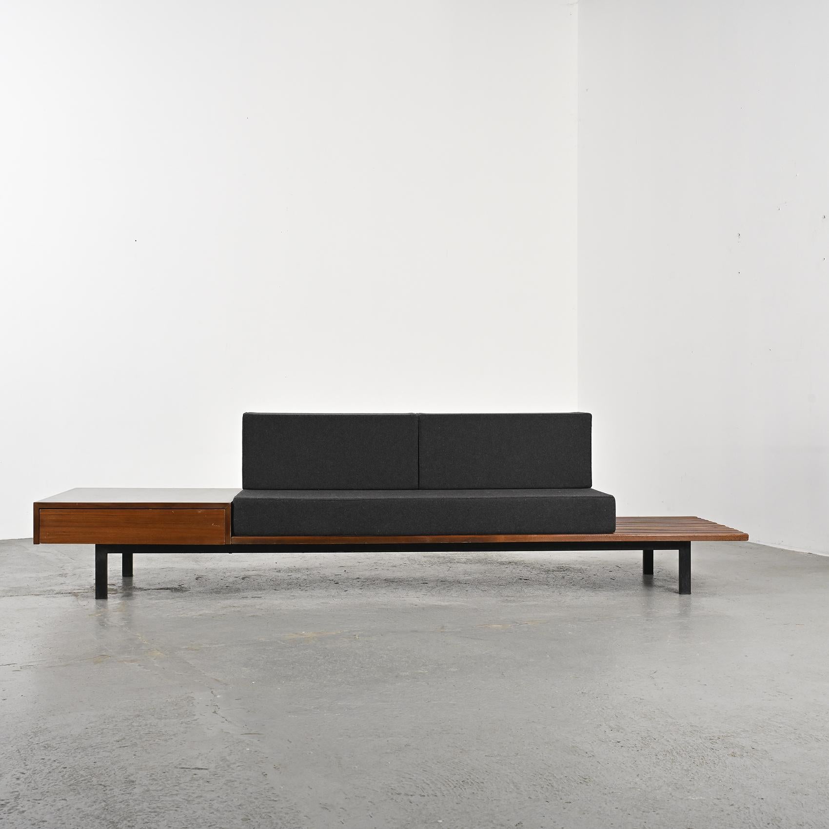 Charlotte Perriand Cansado Bench with Drawer Steph Simon 1