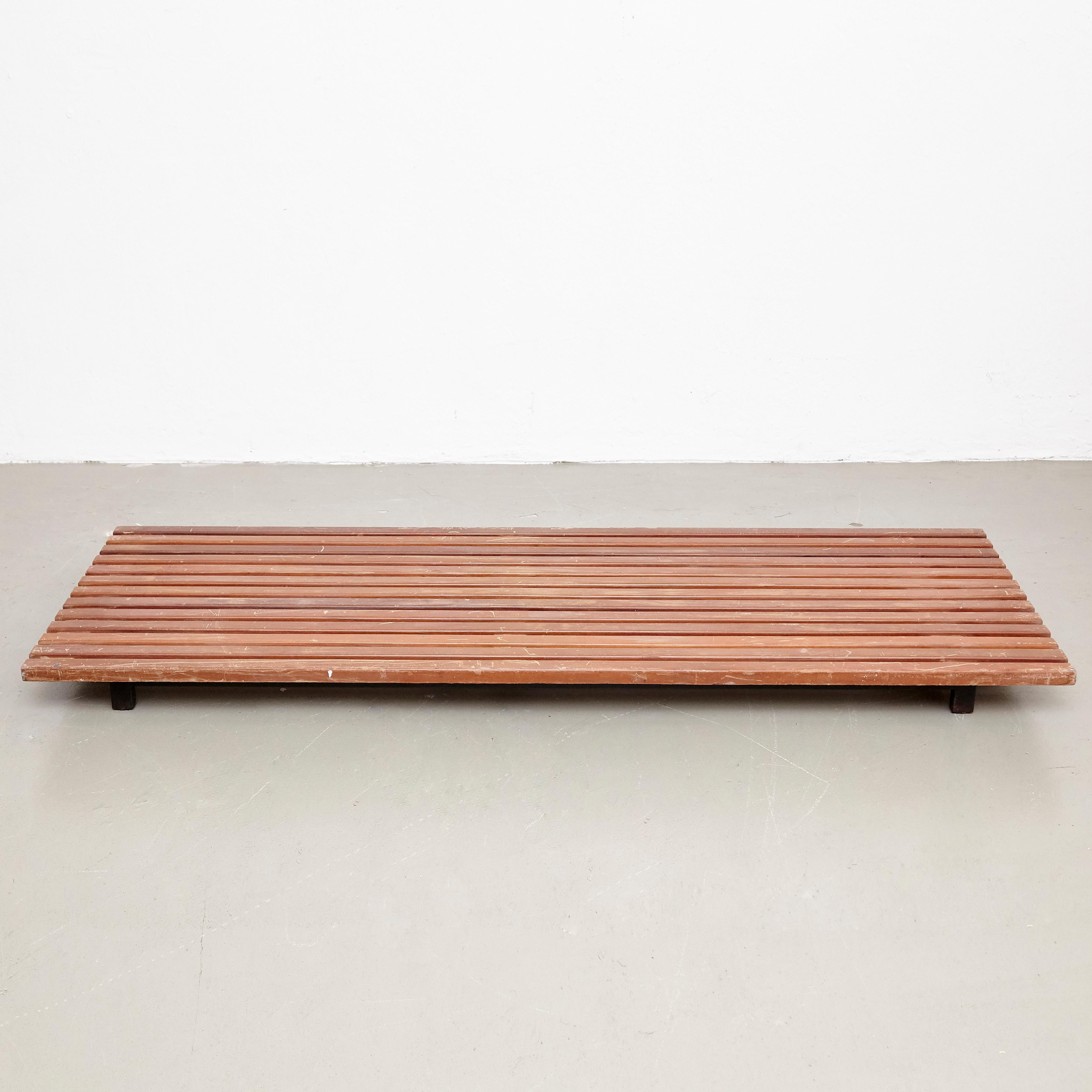 Mid-Century Modern Charlotte Perriand Cansado Low Bench, circa 1950***** For Sale