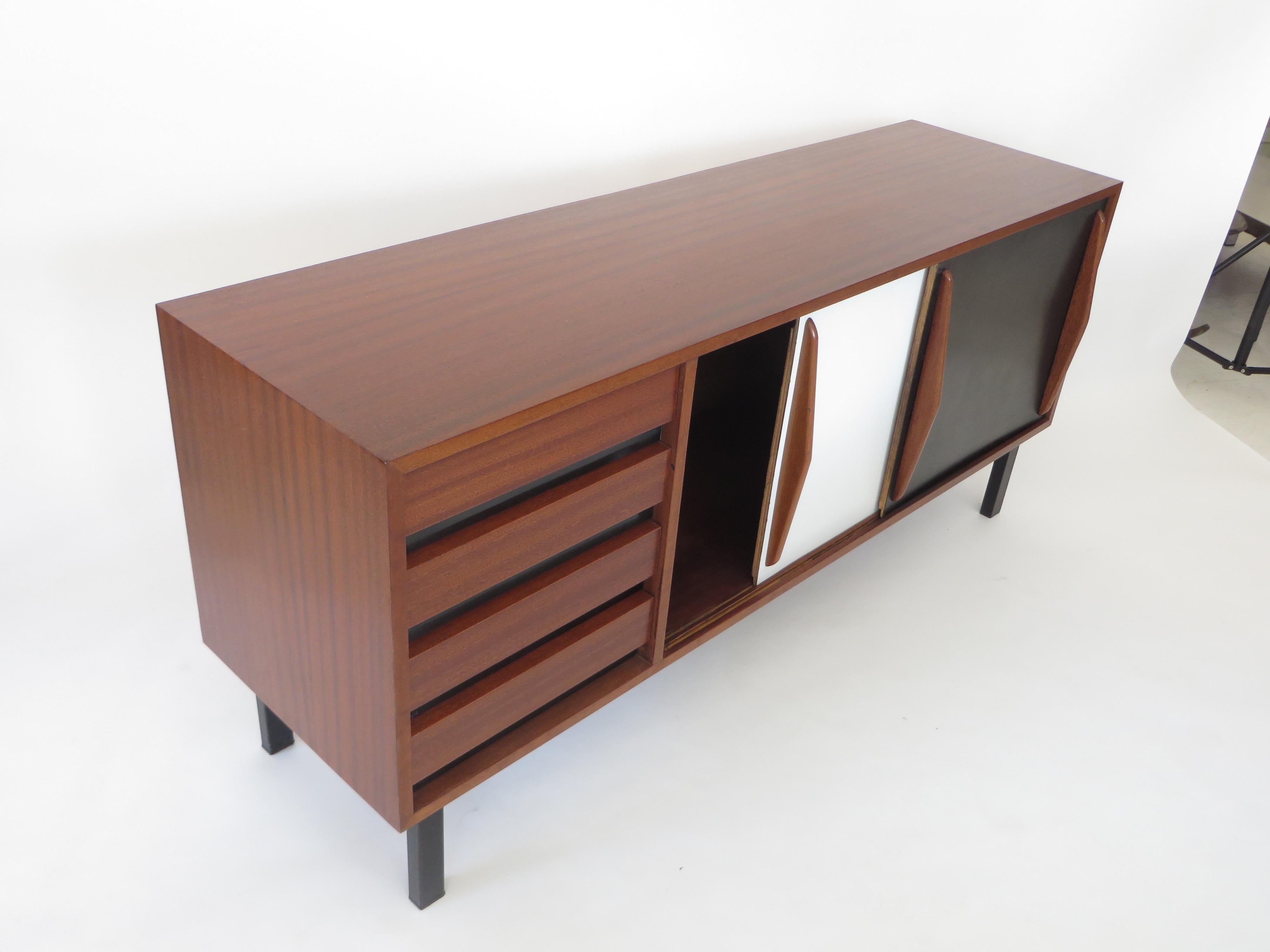 Charlotte Perriand Cansado Mahoghany Sideboard In Good Condition In Chicago, IL