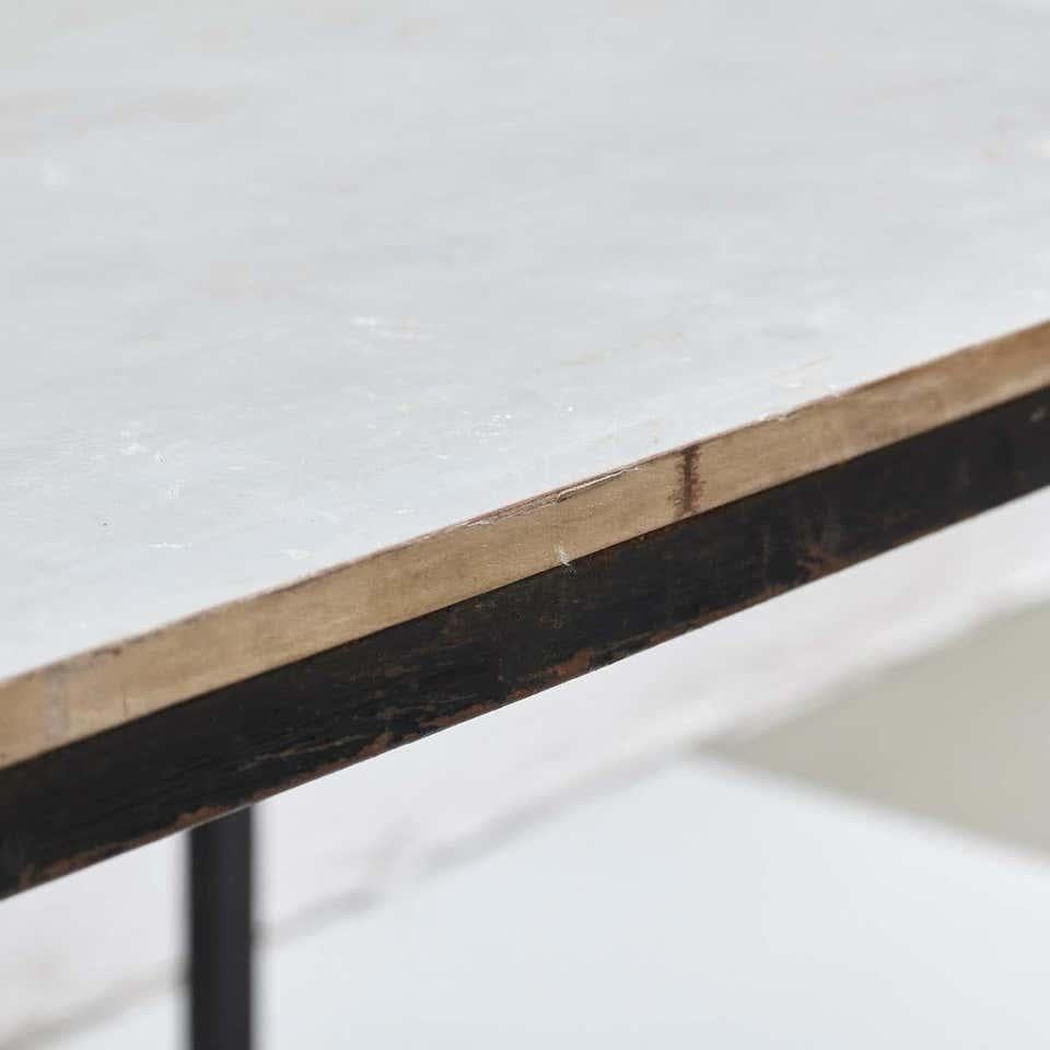 French Charlotte Perriand Cansado Gray Table, circa 1950 For Sale