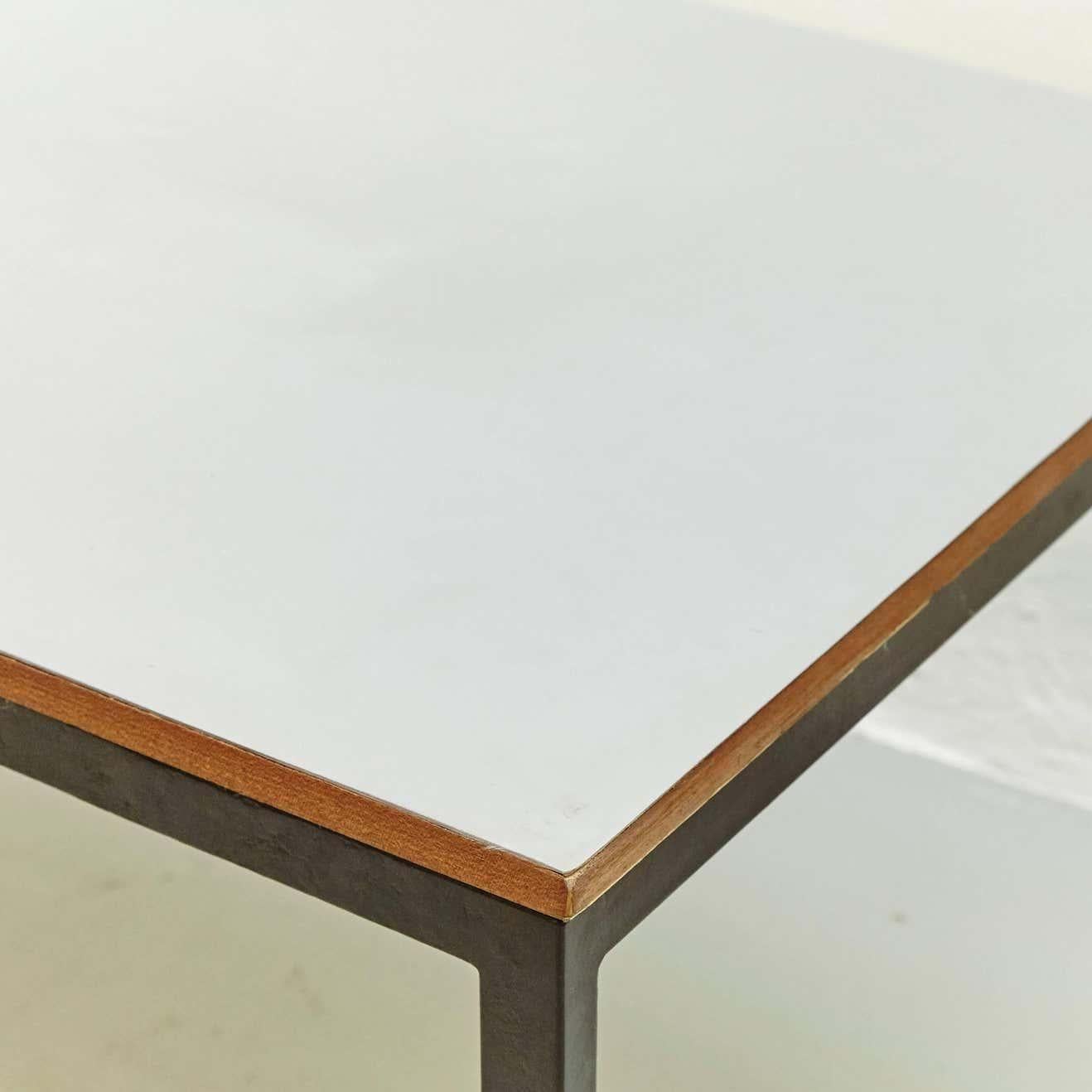 Mid-20th Century Charlotte Perriand Cansado Gray Formica Table, circa 1950