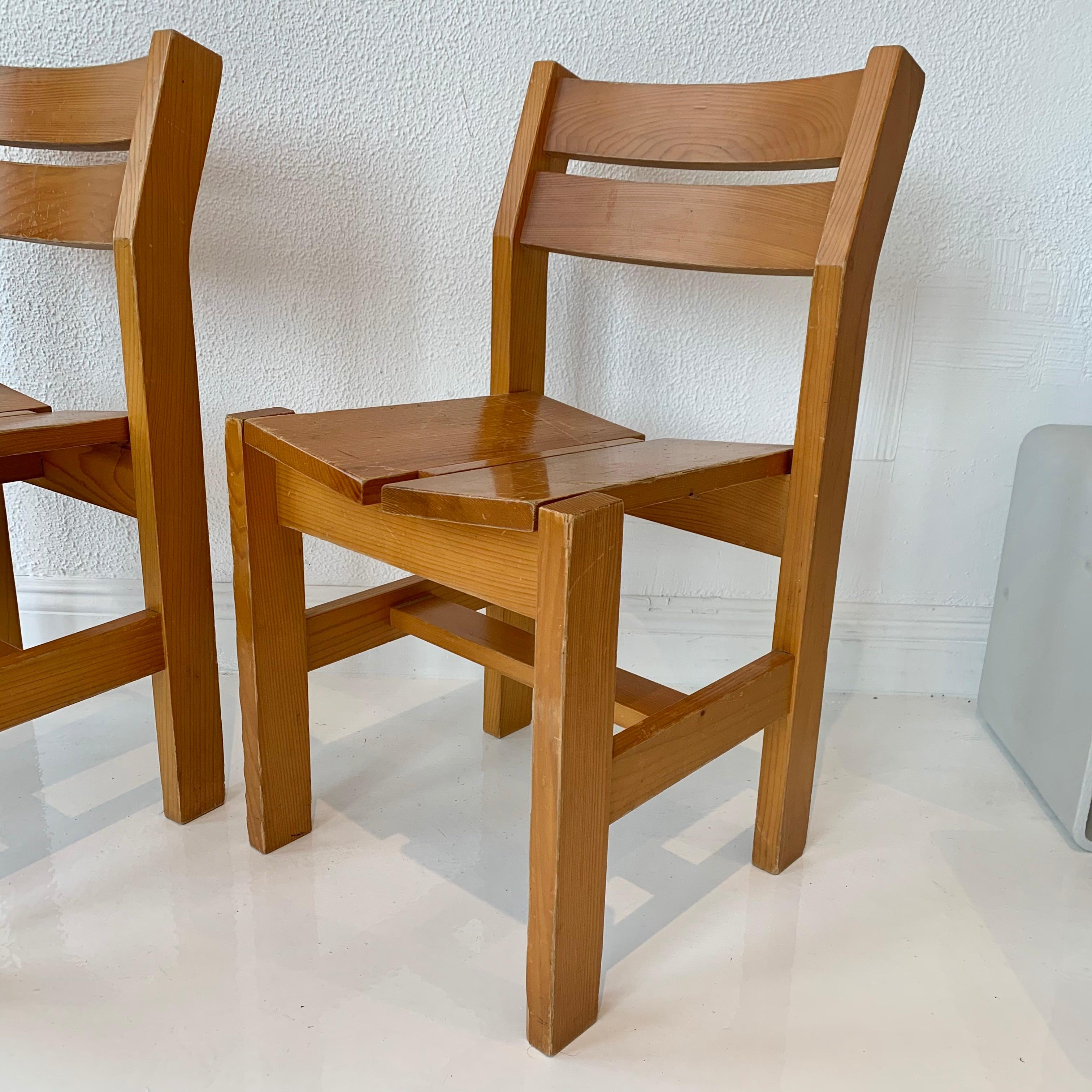 French Charlotte Perriand Chairs from 
