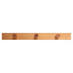 Charlotte Perriand Coat Rack with Three Hooks for Les Arcs, Pinewood, 1970s