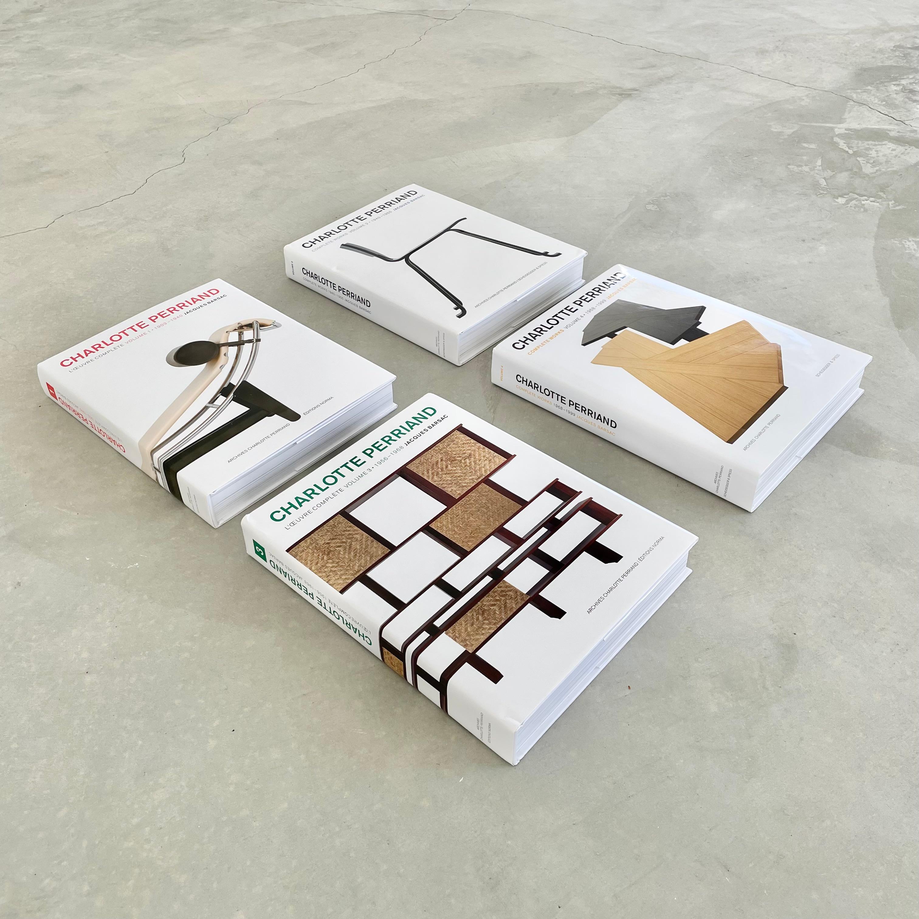 The complete works of Prolific French designer, Charlotte Perriand. Includes volumes 1-4 encompassing her life and works from 1903-1999. Volume 1 and 3 in French and Vol 2 and 4 in English. Incredible collection of furniture, inspiration and