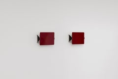 Apliques "CP1" de Charlotte Perriand para Steph Simon, Rojo, 1958, lote de 2