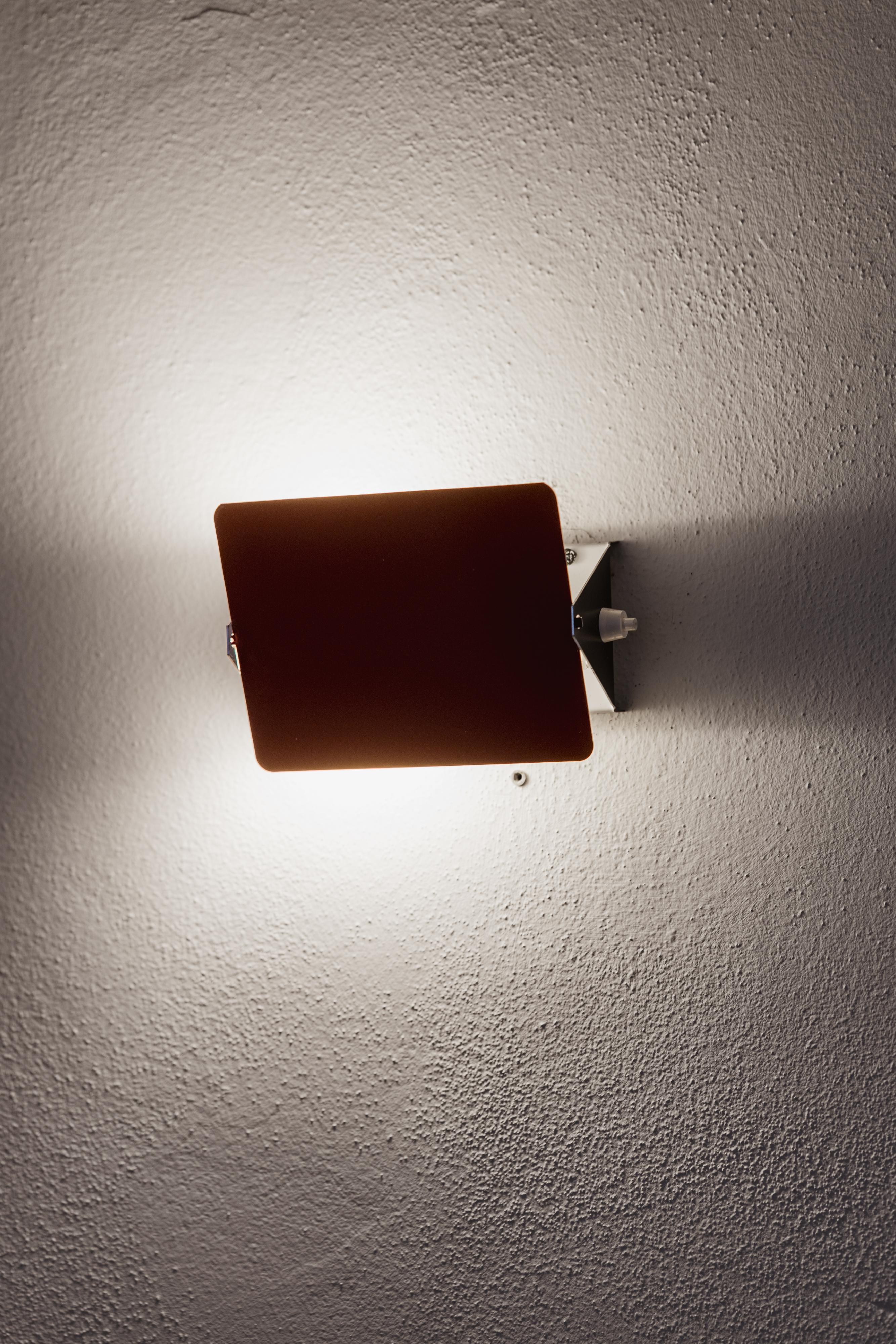 Charlotte Perriand “CP1” Sconces for Steph Simon, Red, 1958, Set of 4 For Sale 5