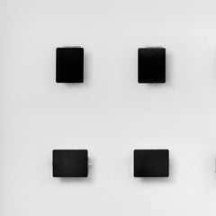 Appliques CP1 de Charlotte Perriand pour Steph Simon, noires, 1958, lot de 4