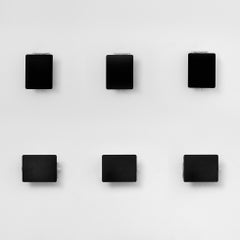 Appliques CP1 de Charlotte Perriand pour Steph Simon, noires, 1958, lot de 6