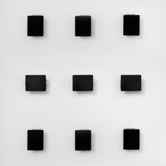 Appliques CP1 de Charlotte Perriand pour Steph Simon, noires, 1958, lot de 9