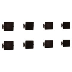 Charlotte Perriand “CP1” Sconces for Steph Simon, Black, 1958, Set of 8 Charlotte Perriand “CP1” Sconces for Steph Simon, Black, 1958, Set of 8