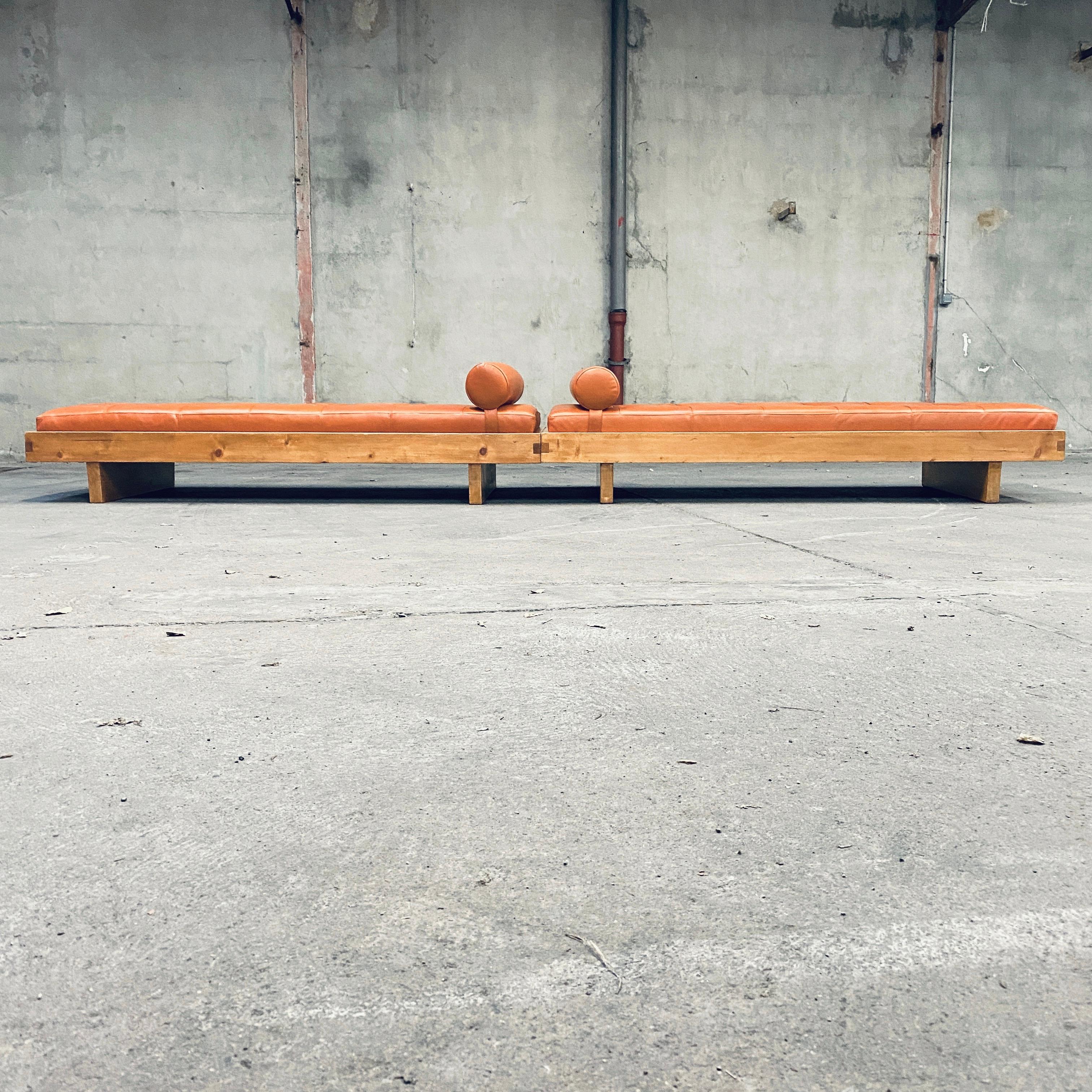 Mid-20th Century Charlotte Perriand Daybed in Ash from Méribel Les Allues