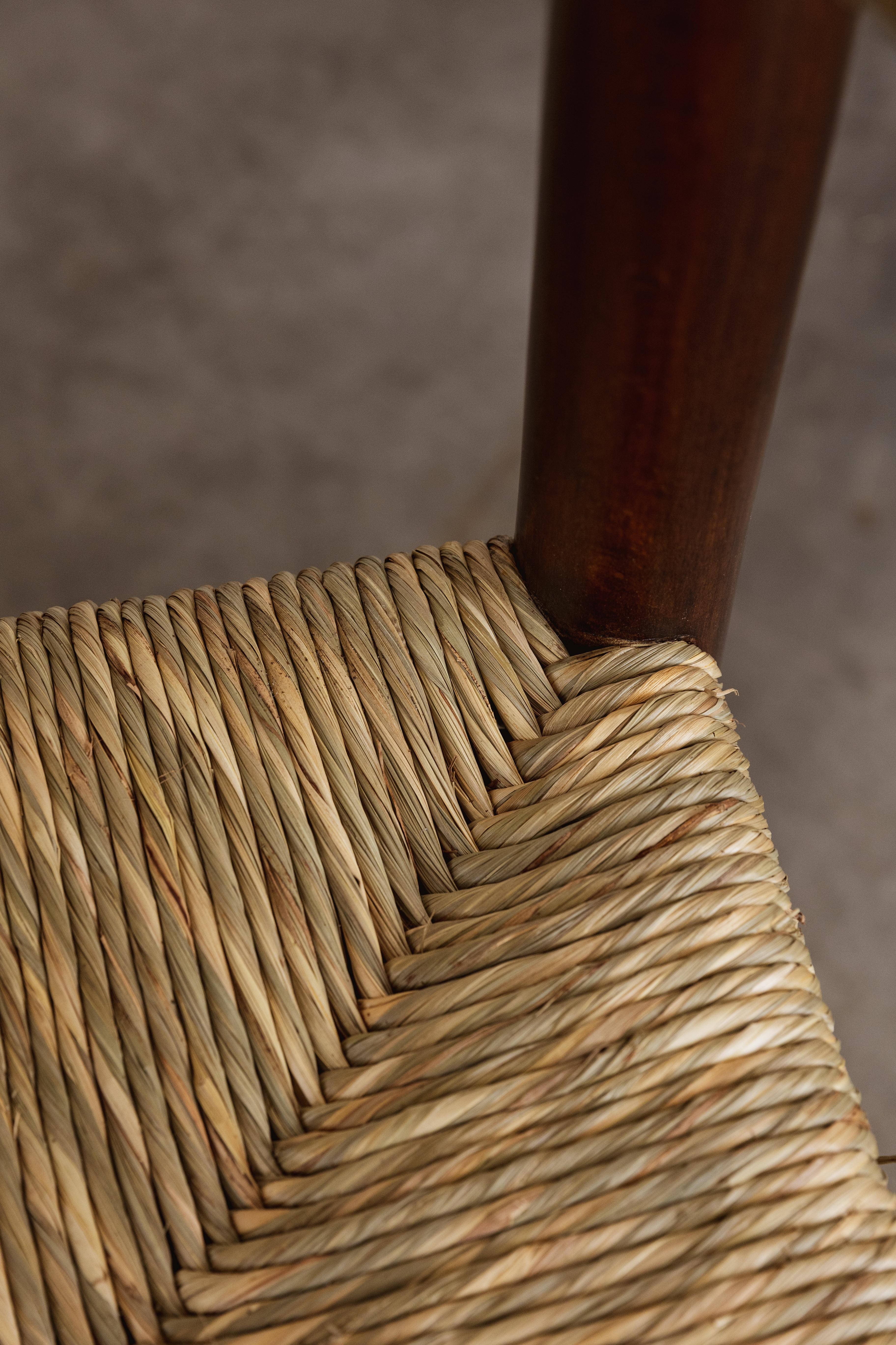 Sedie da pranzo Charlotte Perriand per Robert Sentou, 1964, Set di 6 6