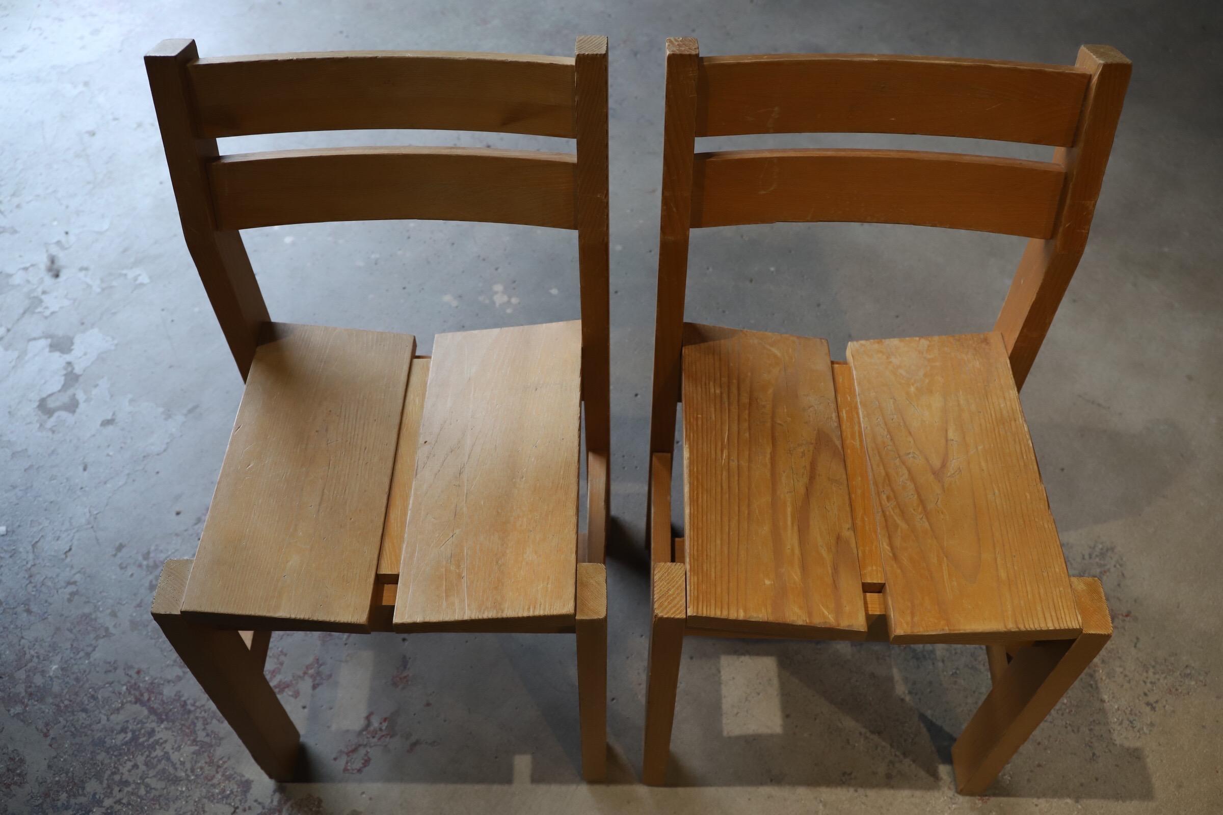 Charlotte Perriand Dining Chairs  6