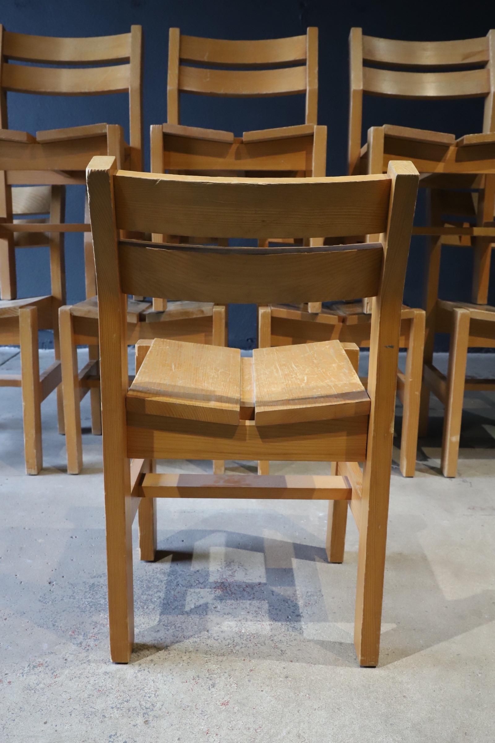 Mid-20th Century Charlotte Perriand Dining Chairs 