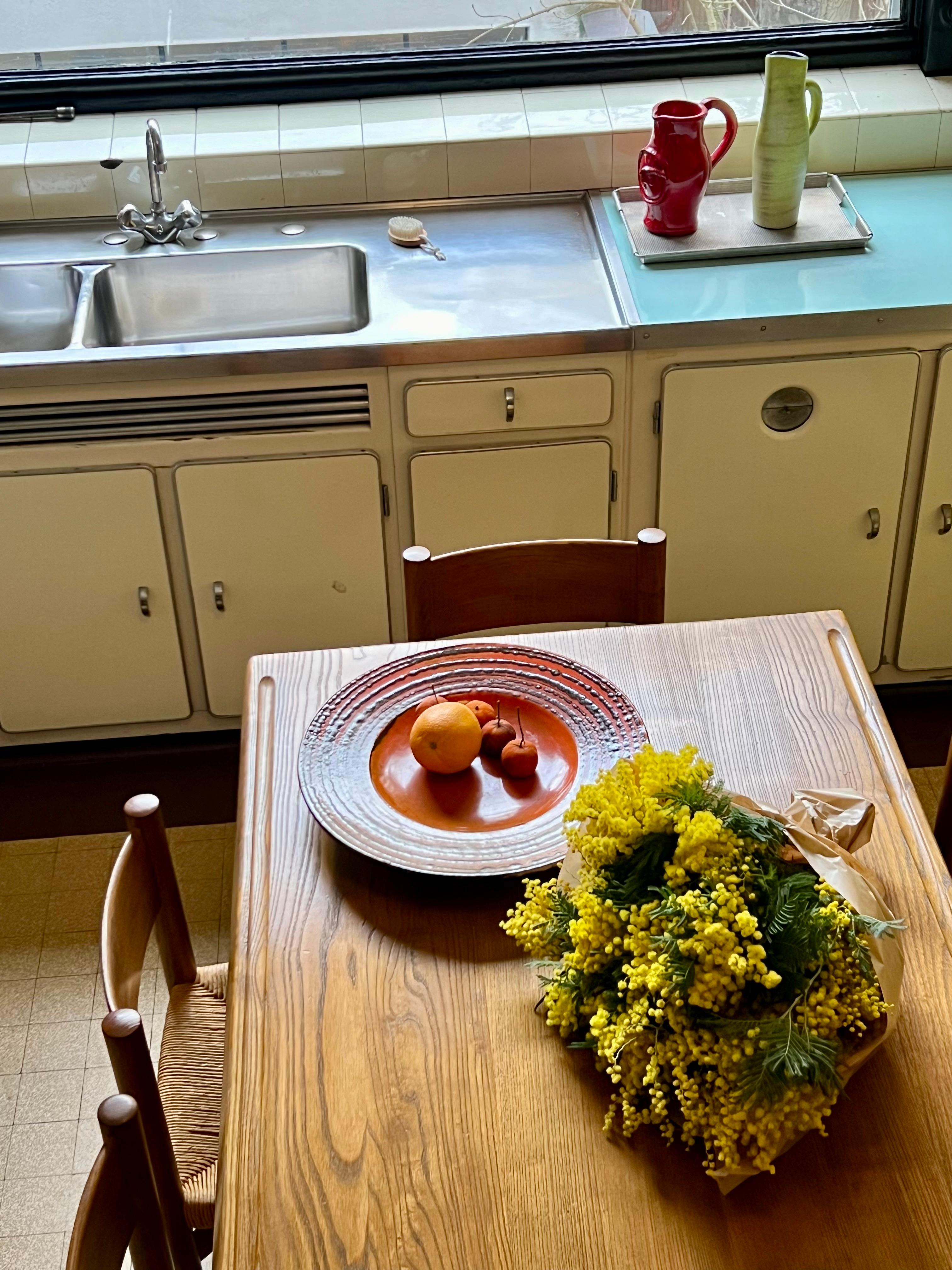 Charlotte PERRIAND, Esstisch, 1960 im Angebot 4