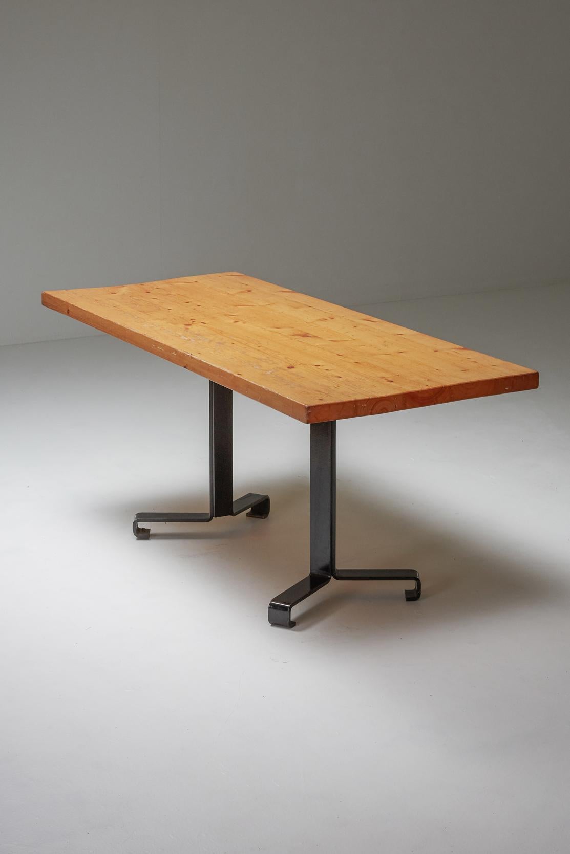 Mid-20th Century Charlotte Perriand dining table Les Arcs