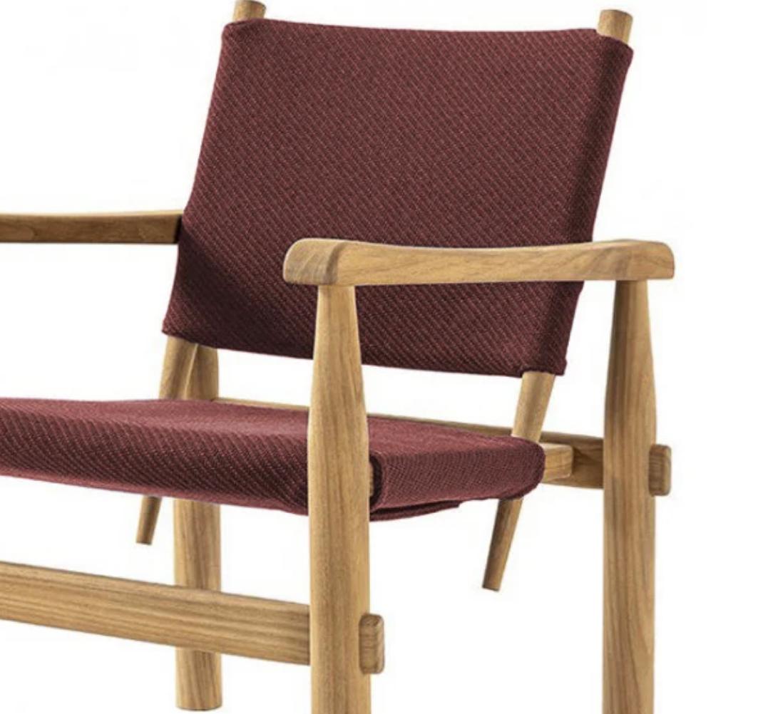 Italian Charlotte Perriand Doron Hotel Outdoor Armchair For Cassina For Sale