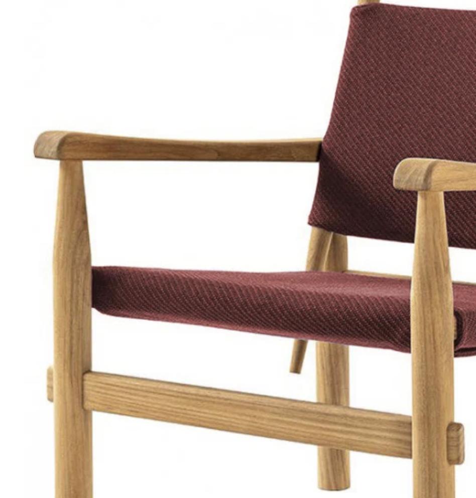 Wood Charlotte Perriand Doron Hotel Outdoor Armchair For Cassina For Sale