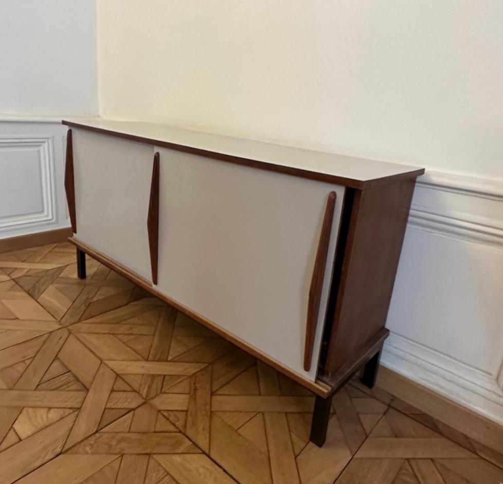 Mid-Century Modern Charlotte Perriand Enfilade Cansado 1958 Console For Sale