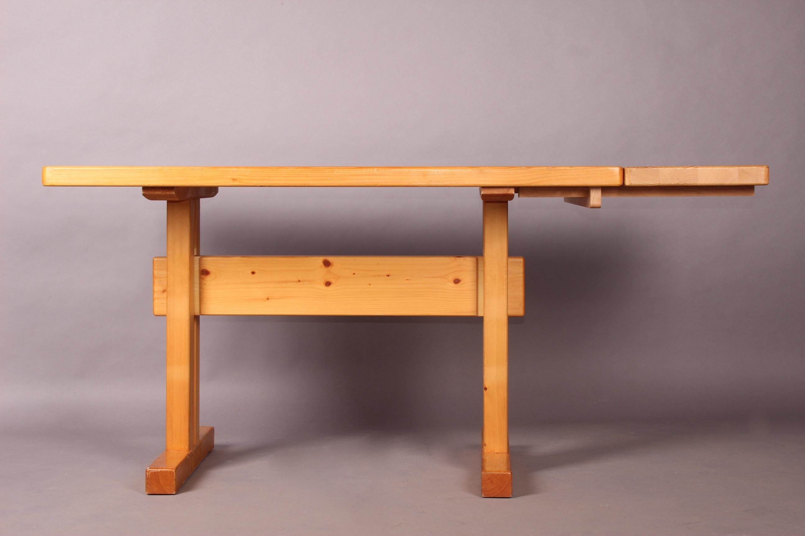 Charlotte Perriand extension table for Les Arcs.