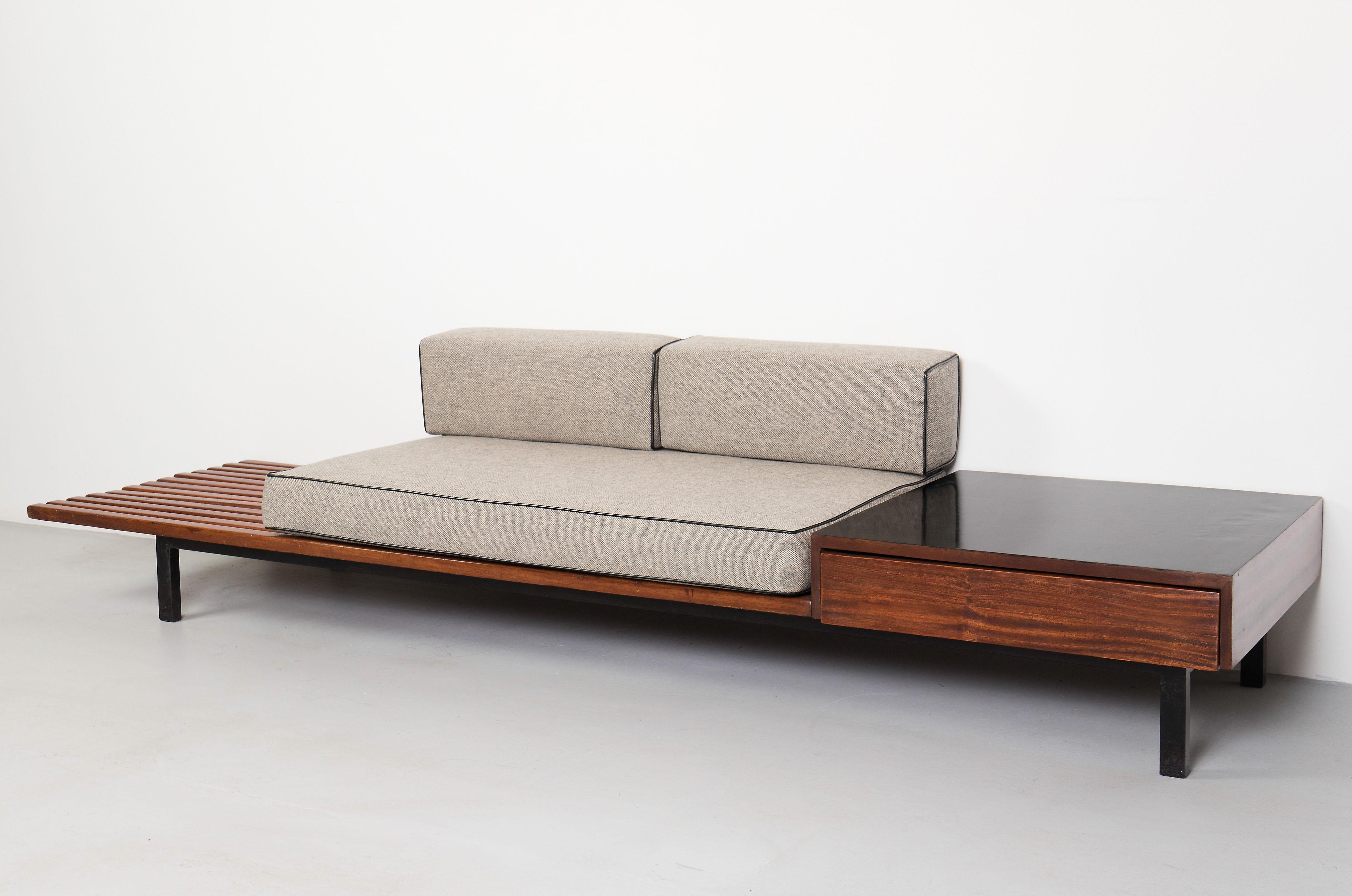 Charlotte Perriand, Extralong Bench from Cansado, 1958 In Good Condition In New York, NY