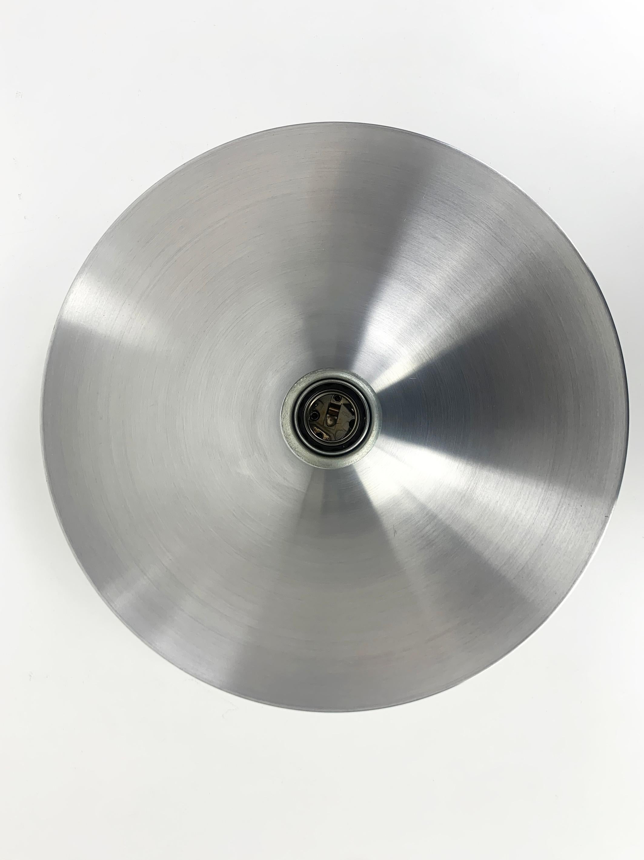 20th Century Charlotte Perriand Flush Wall Lamp for Les Arcs, Sconce, 1960s