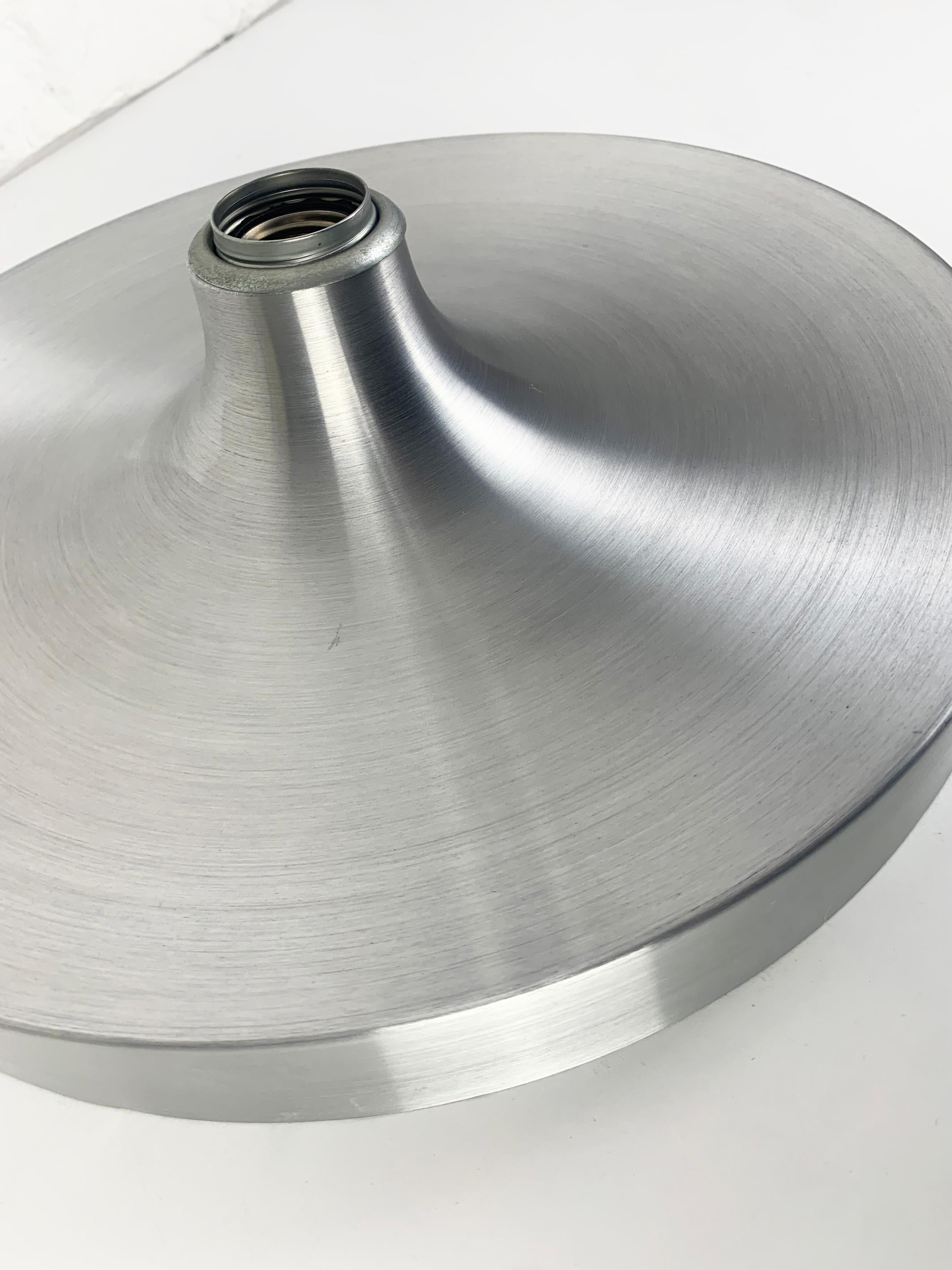Aluminum Charlotte Perriand Flush Wall Lamp for Les Arcs, Sconce, 1960s