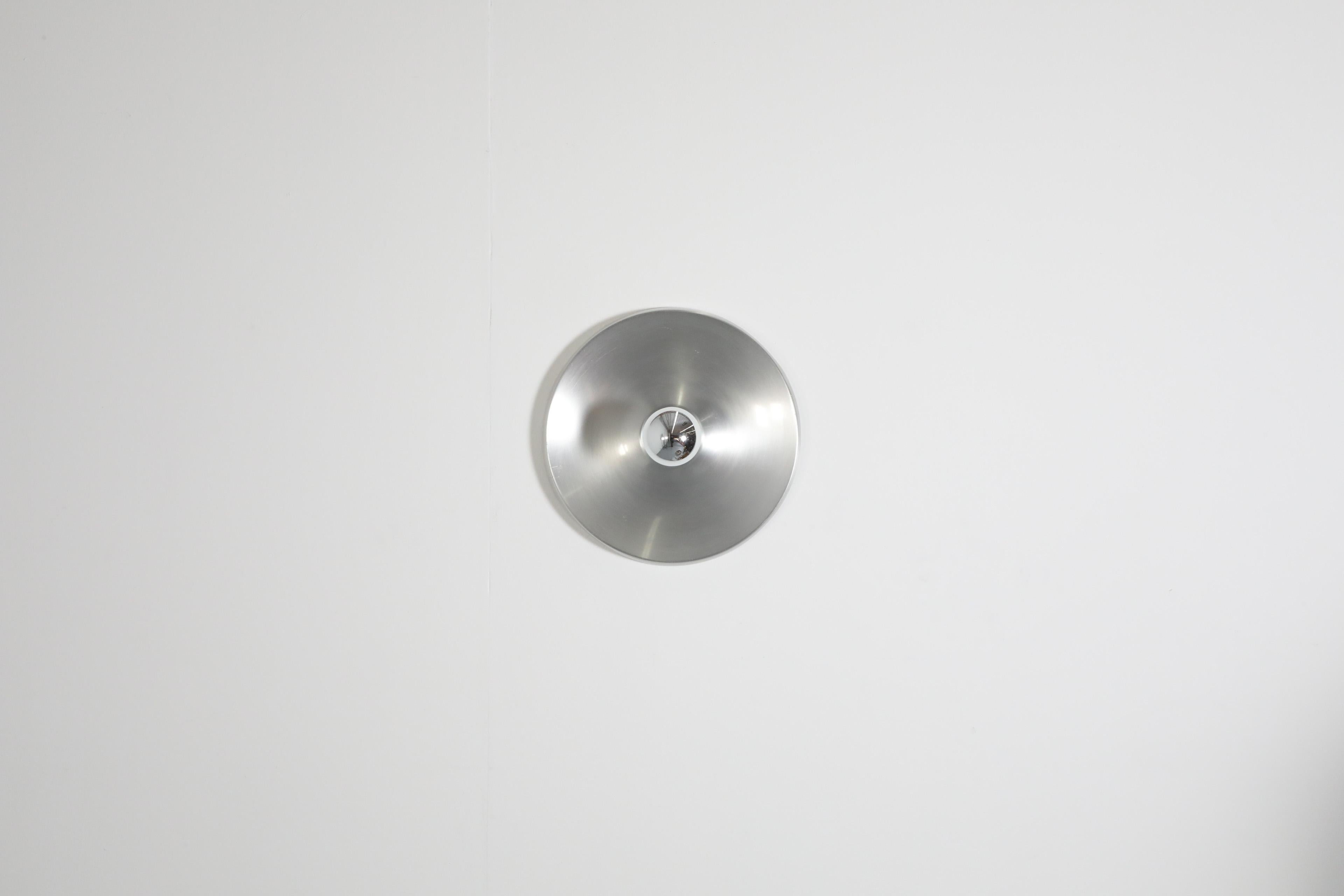 German Charlotte Perriand for Les Arcs Selected Honsel Flush Mount Ceiling Sconce For Sale