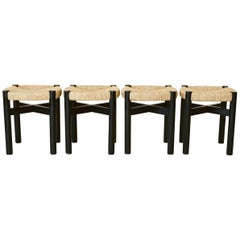 Charlotte Perriand, Four Stools, circa 1948