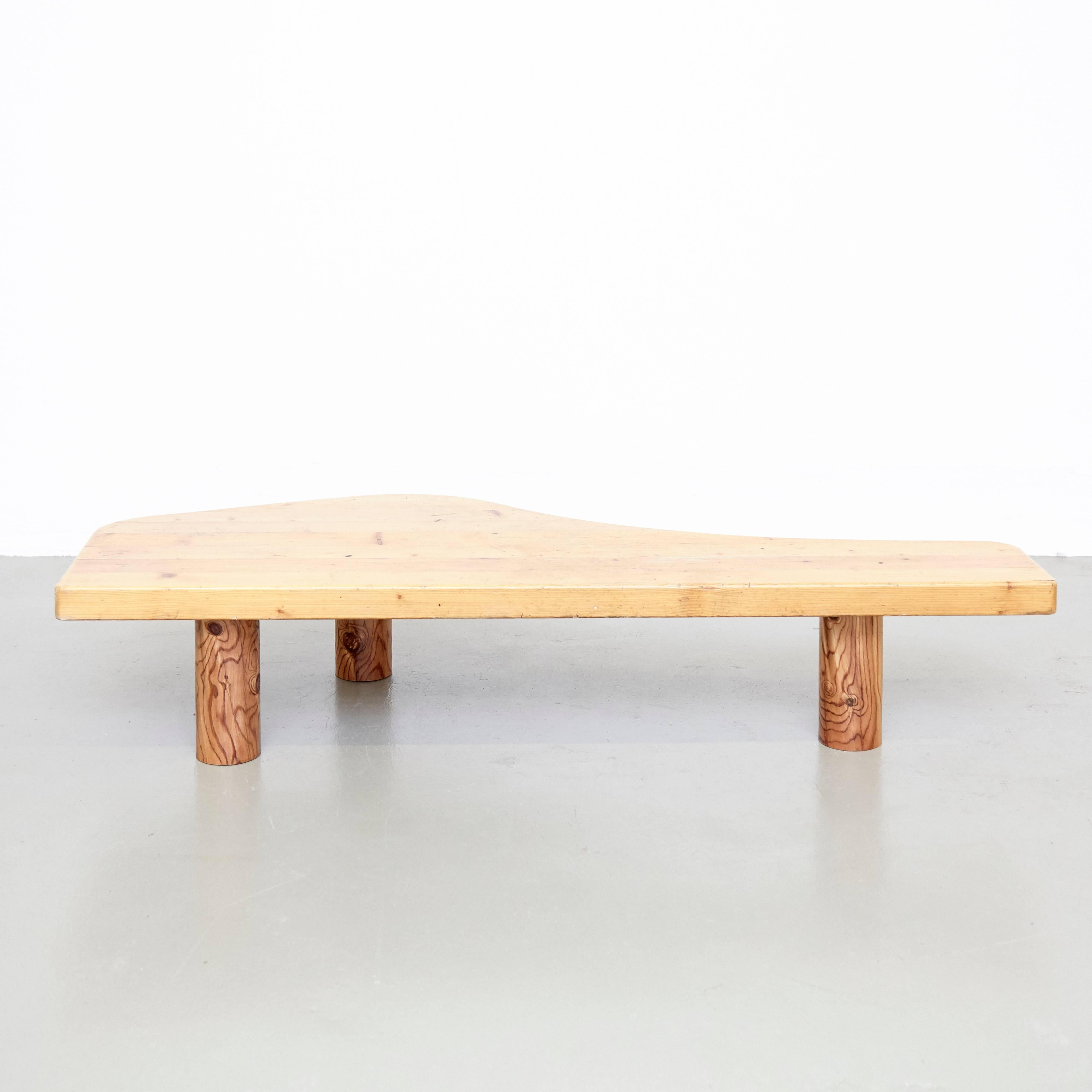 Mid-Century Modern Charlotte Perriand Style Free-Form Low Table, circa 1970
