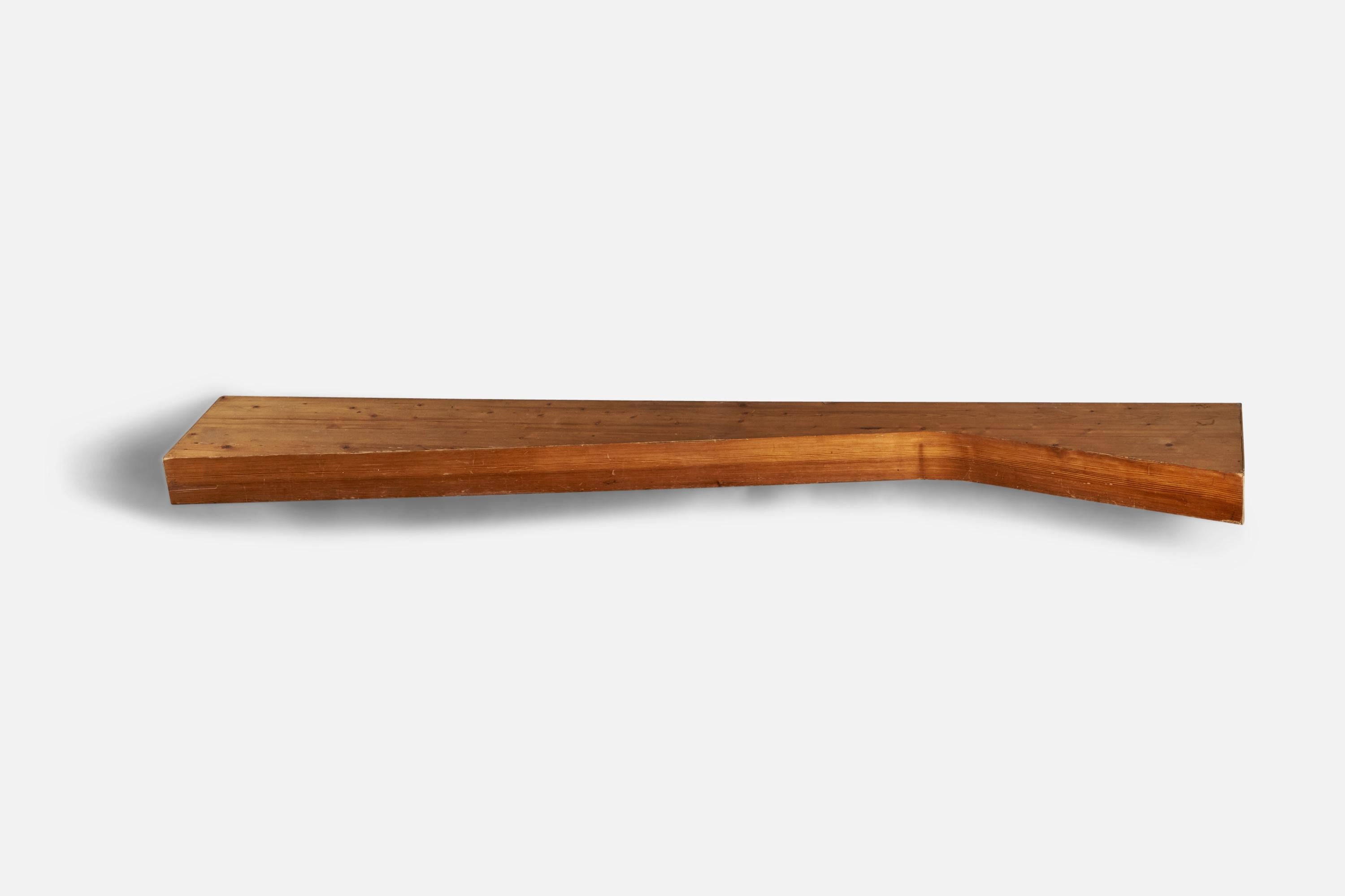 Charlotte Perriand, Freeform Console Bench, Pine, France, 1967 For Sale 6