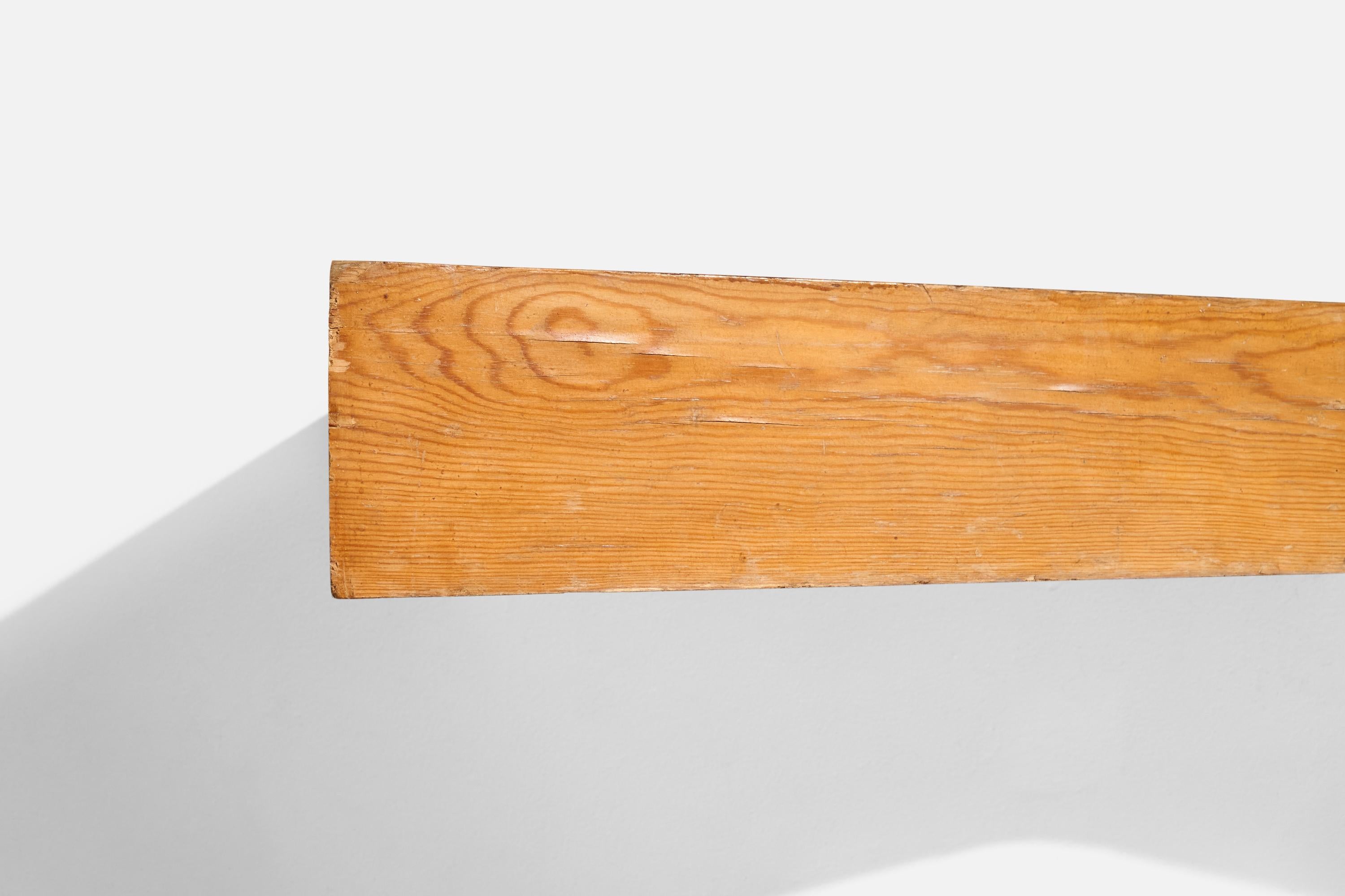 Charlotte Perriand, Freeform Console Bench, Pine, France, 1967 For Sale 3
