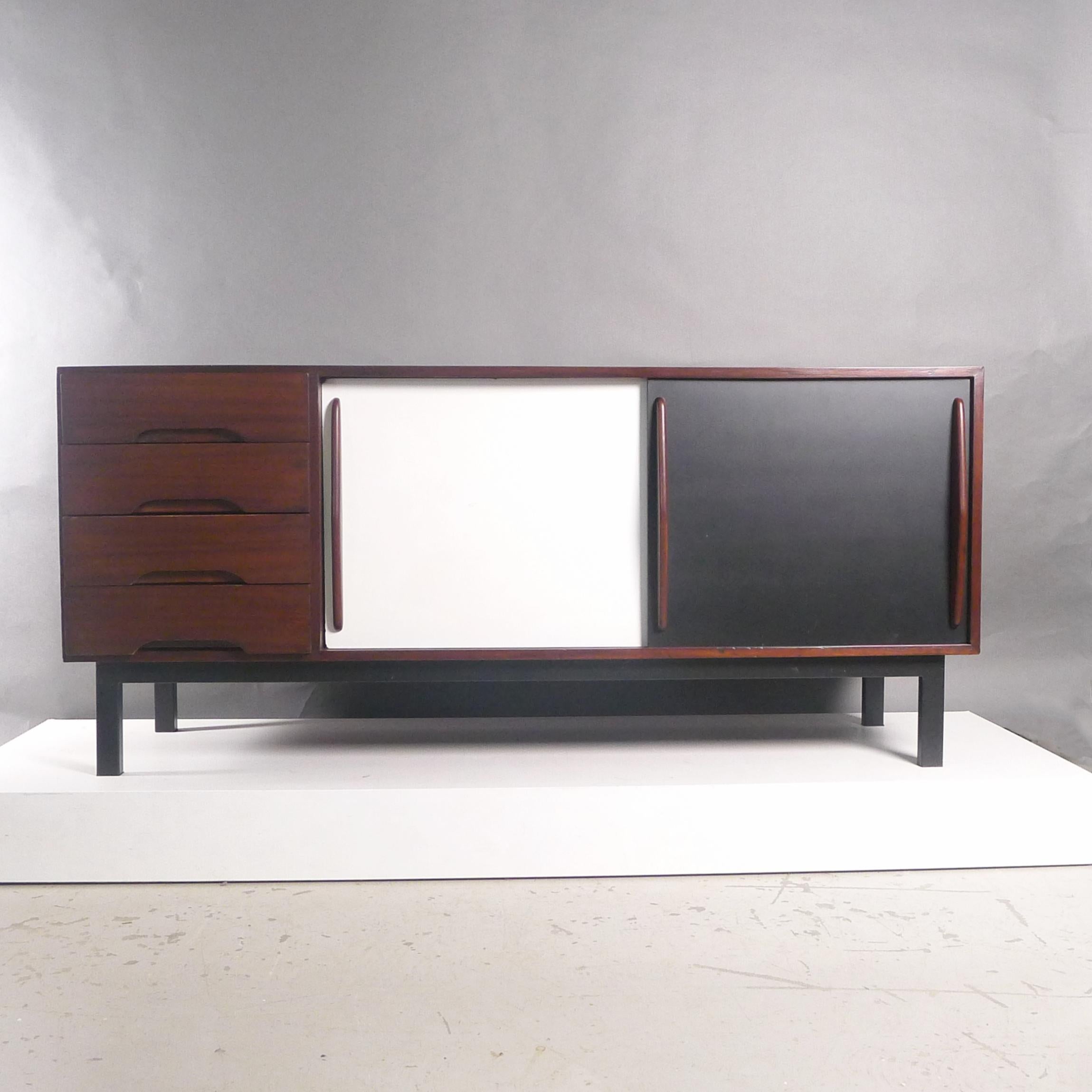 Mid-Century Modern Charlotte Perriand, Genuine Cansado Sideboard, 1950s, production Steph Simon