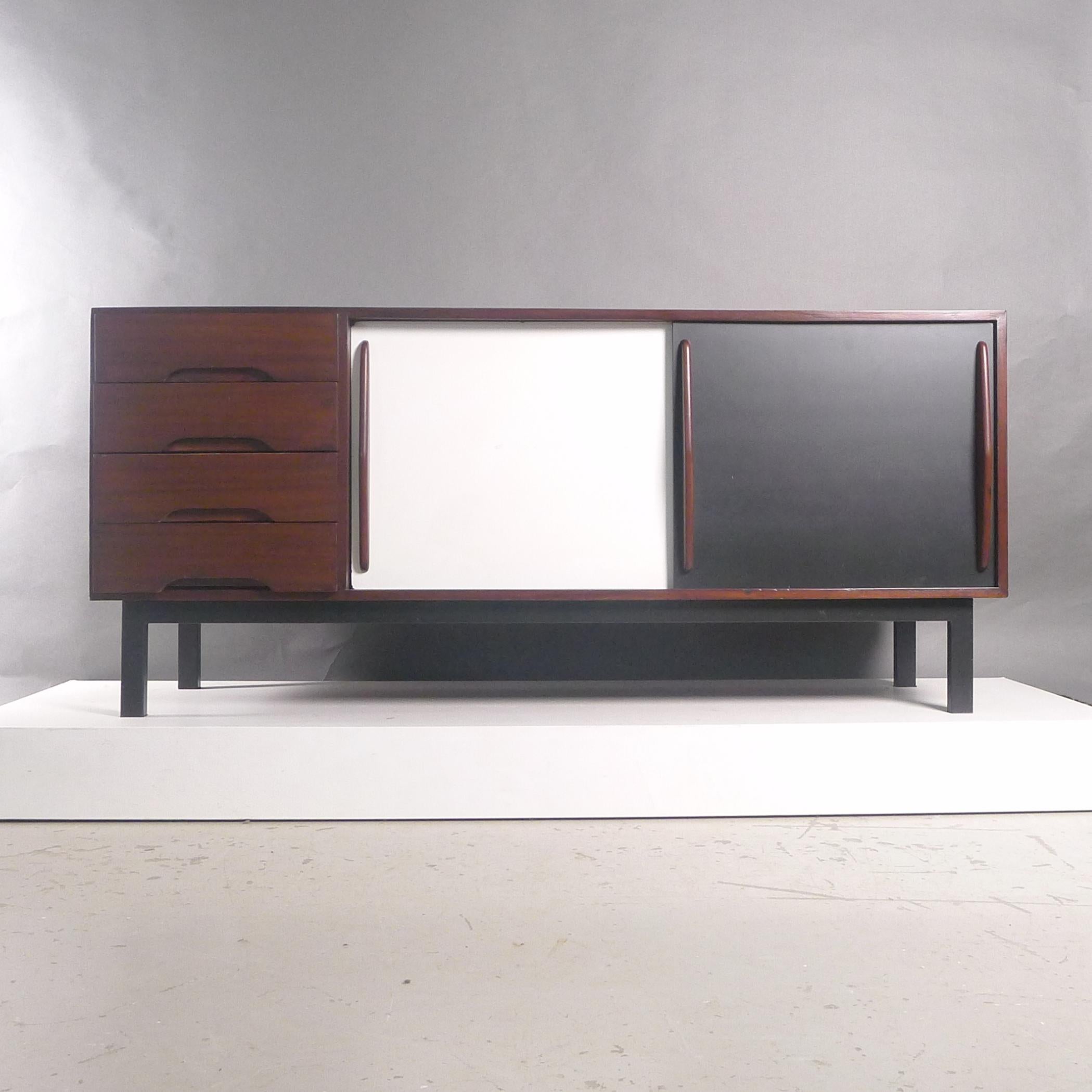 French Charlotte Perriand, Genuine Cansado Sideboard, 1950s, production Steph Simon