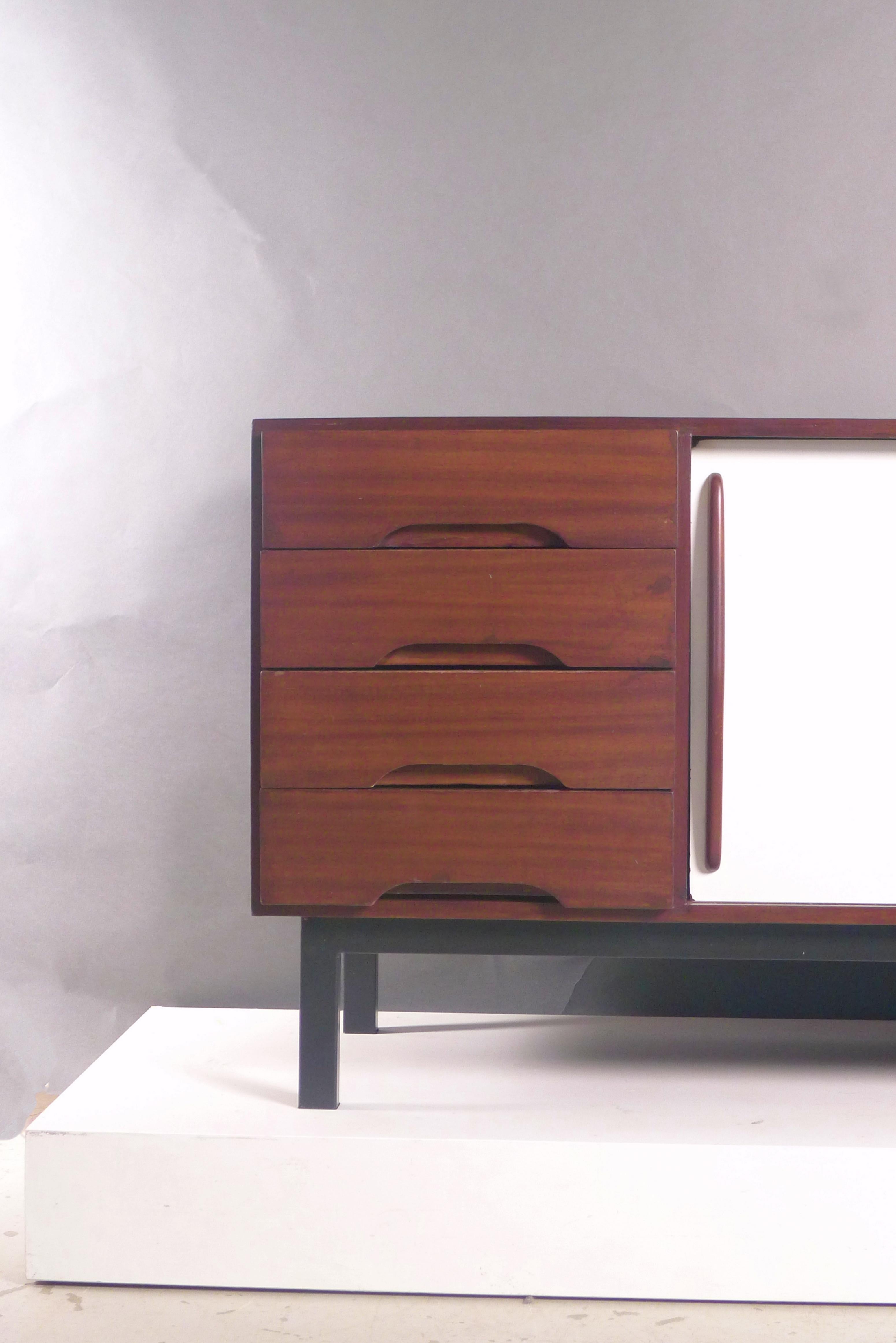 Charlotte Perriand, Genuine Cansado Sideboard, 1950s, production Steph Simon In Good Condition In Wargrave, Berkshire