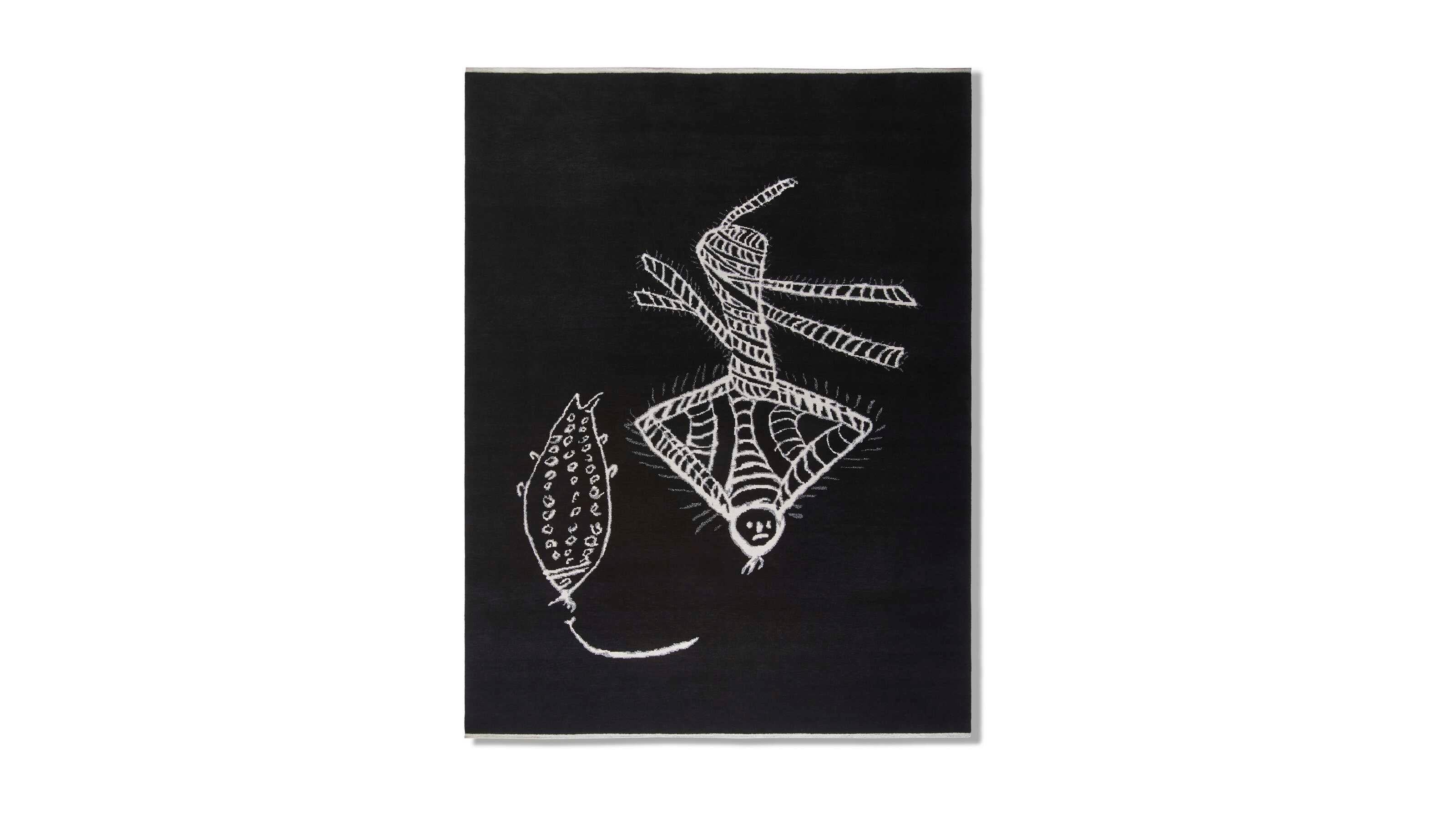 Charlotte Perriand Graffiti Rug For Cassina 

Artisan skill blends with contemporary design for this rug conceptualized
by Charlotte Perriand during her stay in Japan in 1940.

Sailor’s graffiti: the motif depicted on the Graffiti rug is a copy of