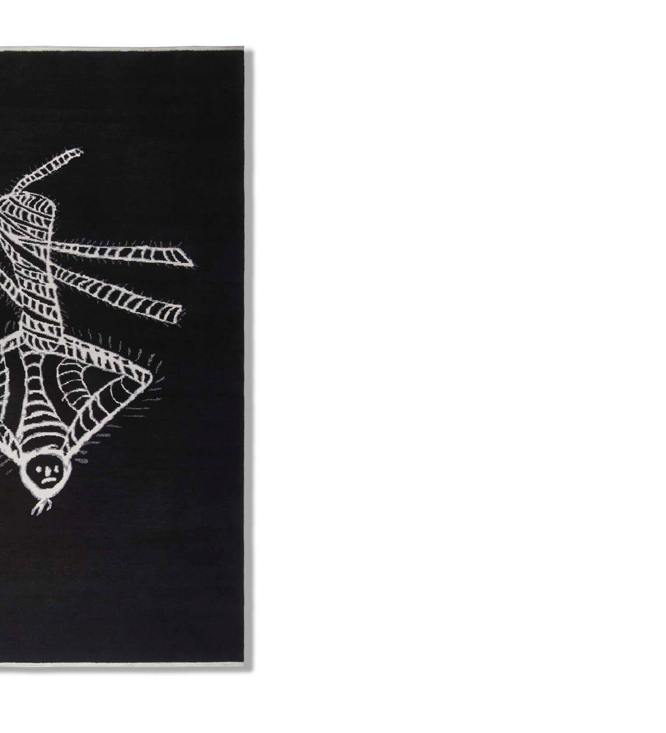 Natural Fiber Charlotte Perriand Graffiti Rug For Cassina For Sale