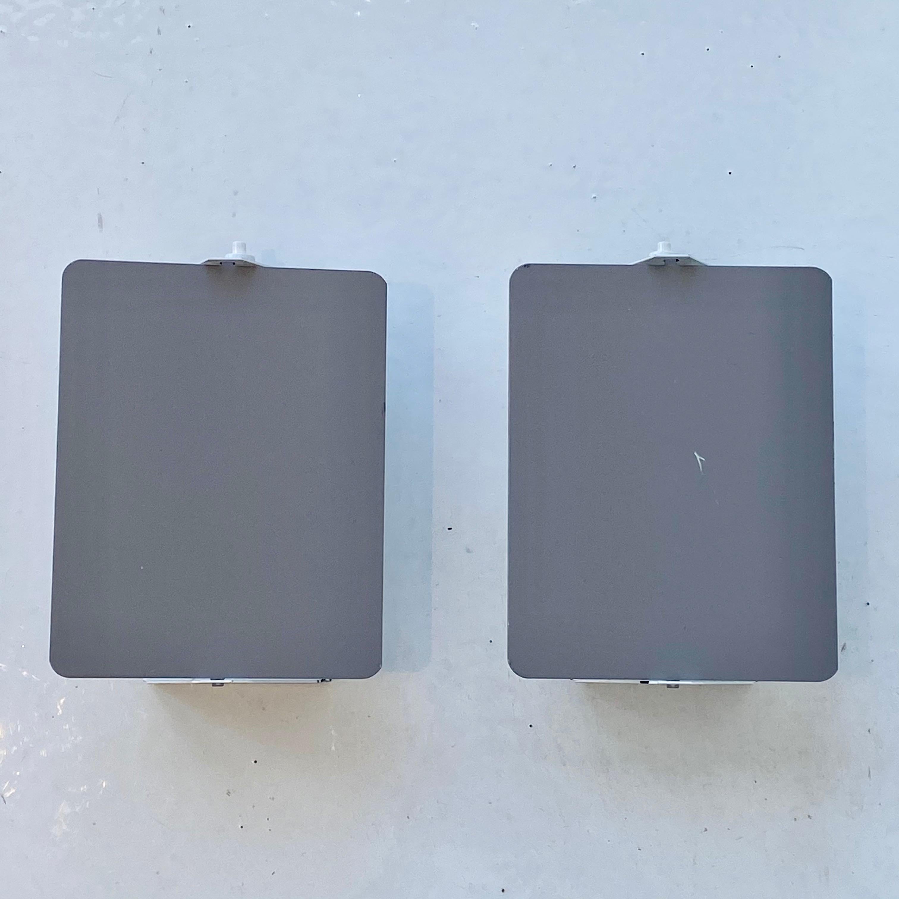 Charlotte Perriand Gray CP1 Sconces In Good Condition For Sale In Los Angeles, CA